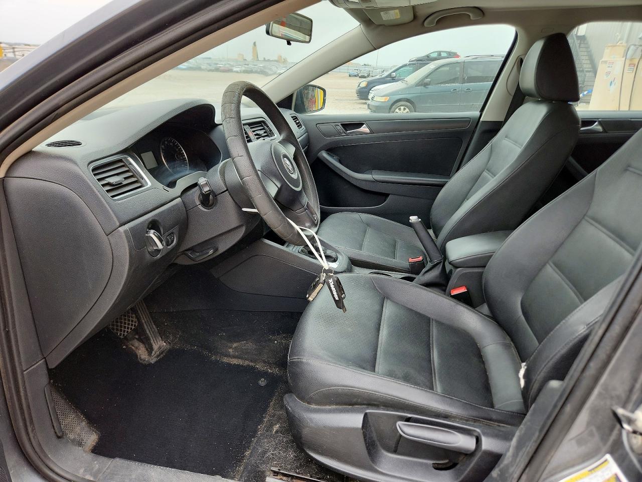 2012 Volkswagen Jetta Se Gray vin: 3VWDX7AJ8CM301014