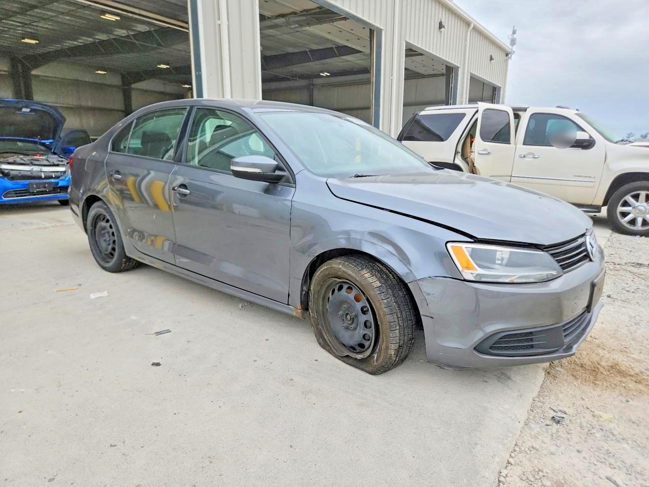2012 Volkswagen Jetta Se Gray vin: 3VWDX7AJ8CM301014
