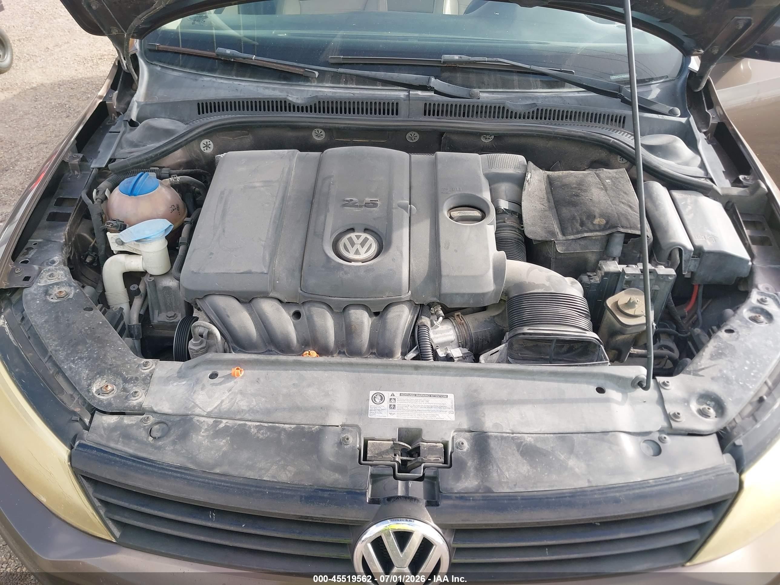 2012 Volkswagen Jetta 2.5l Se Brown vin: 3VWDX7AJ8CM311381