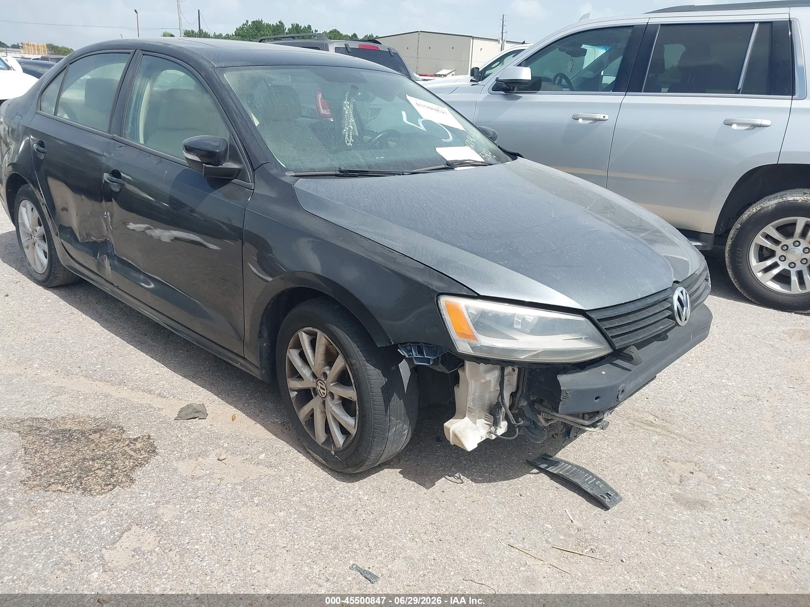 2012 Volkswagen Jetta 2.5l Se Black vin: 3VWDX7AJ8CM355302