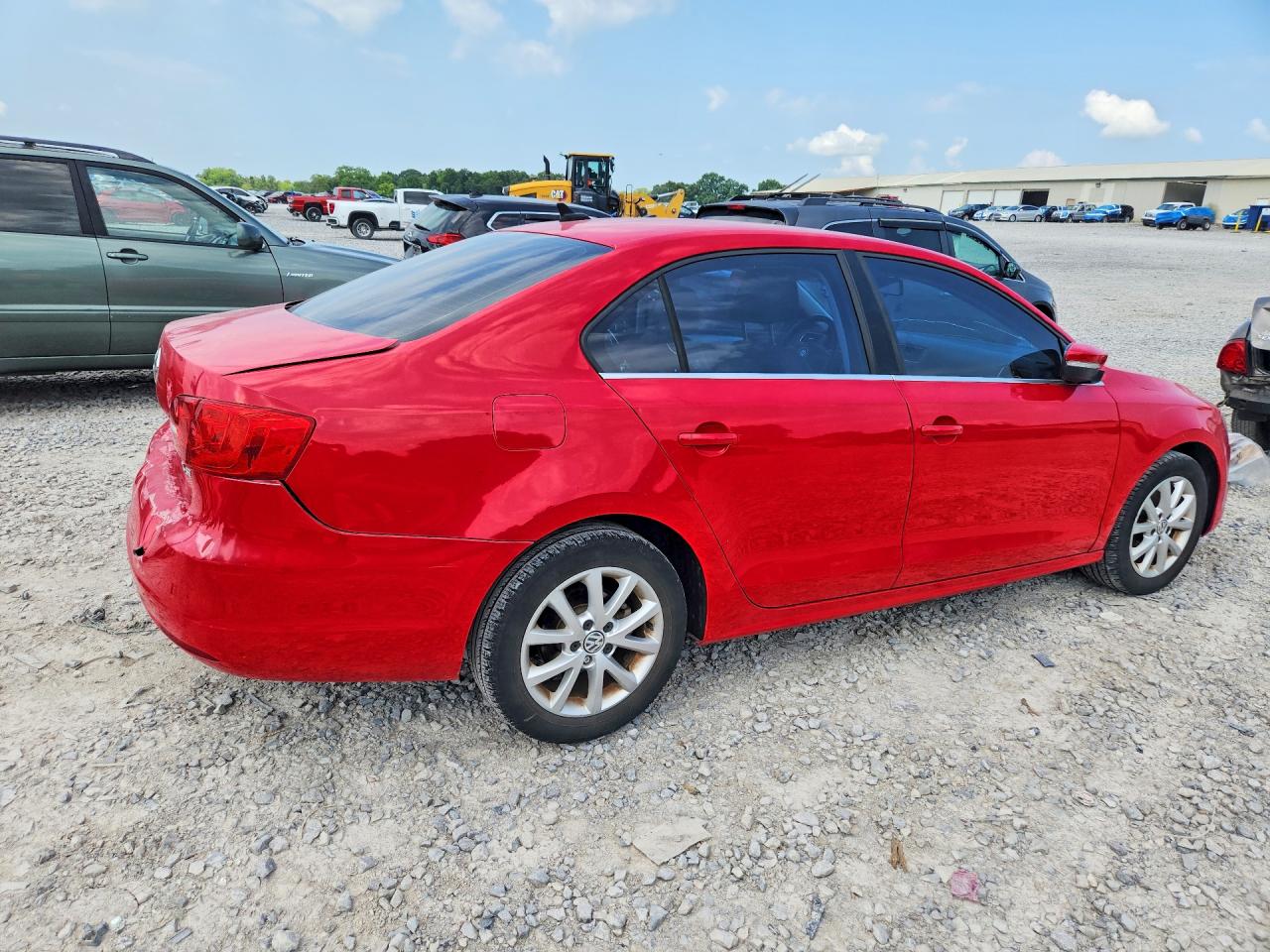 2013 Volkswagen Jetta Se Red vin: 3VWDX7AJ8DM285138