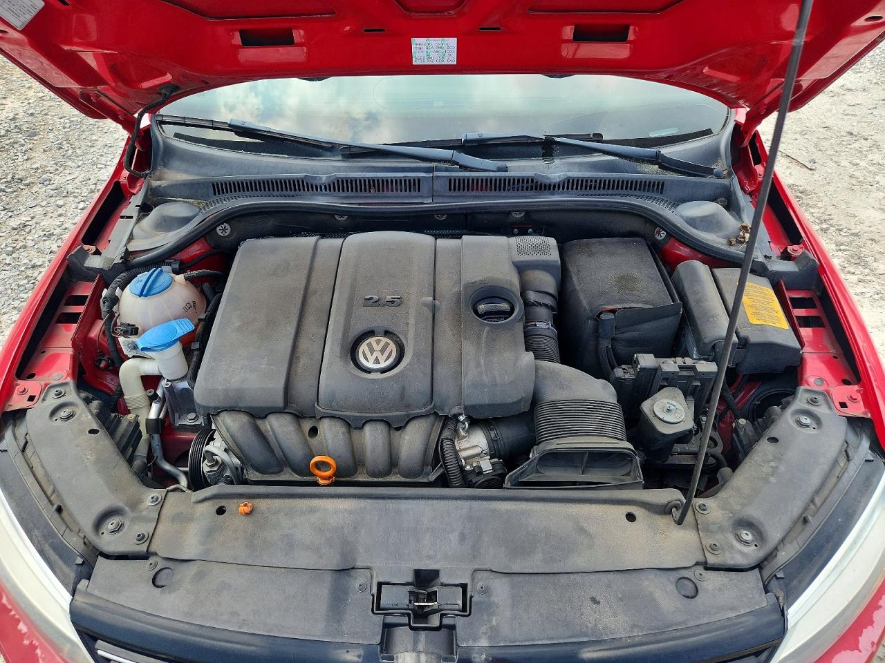 2013 Volkswagen Jetta Se Red vin: 3VWDX7AJ8DM285138