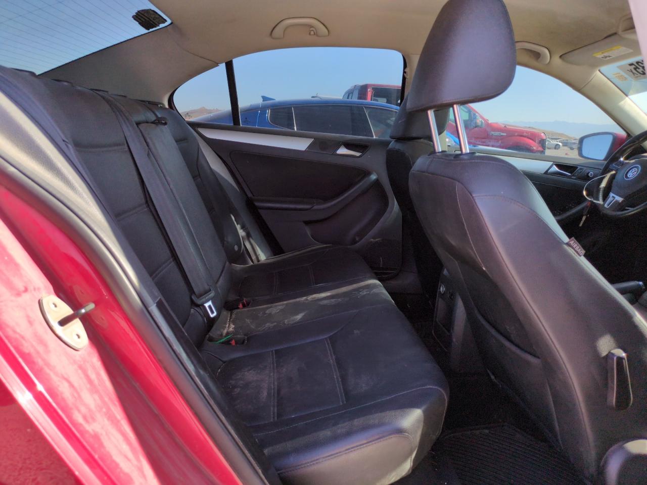 2013 Volkswagen Jetta Se Red vin: 3VWDX7AJ8DM350893