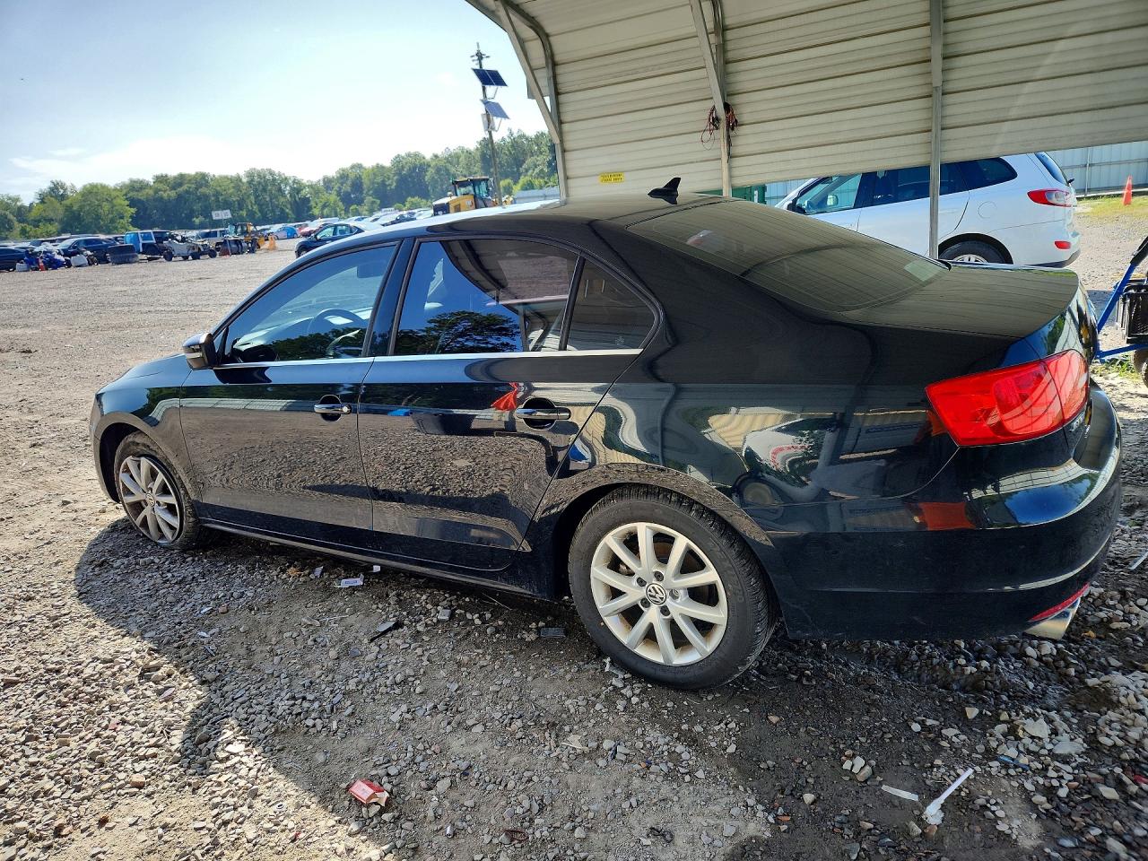 2013 Volkswagen Jetta Se Black vin: 3VWDX7AJ8DM361151