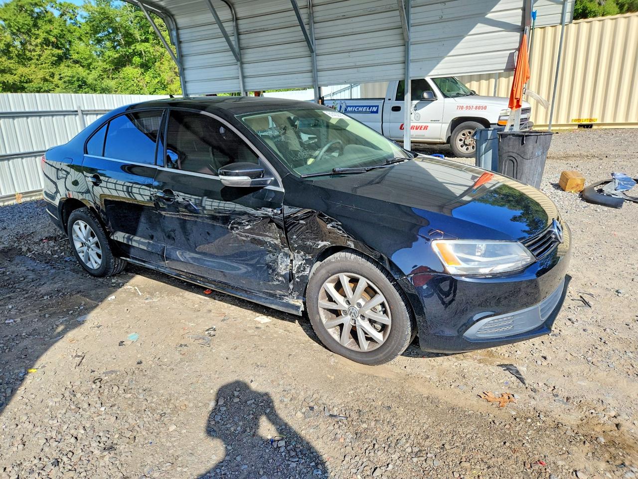 2013 Volkswagen Jetta Se Black vin: 3VWDX7AJ8DM361151