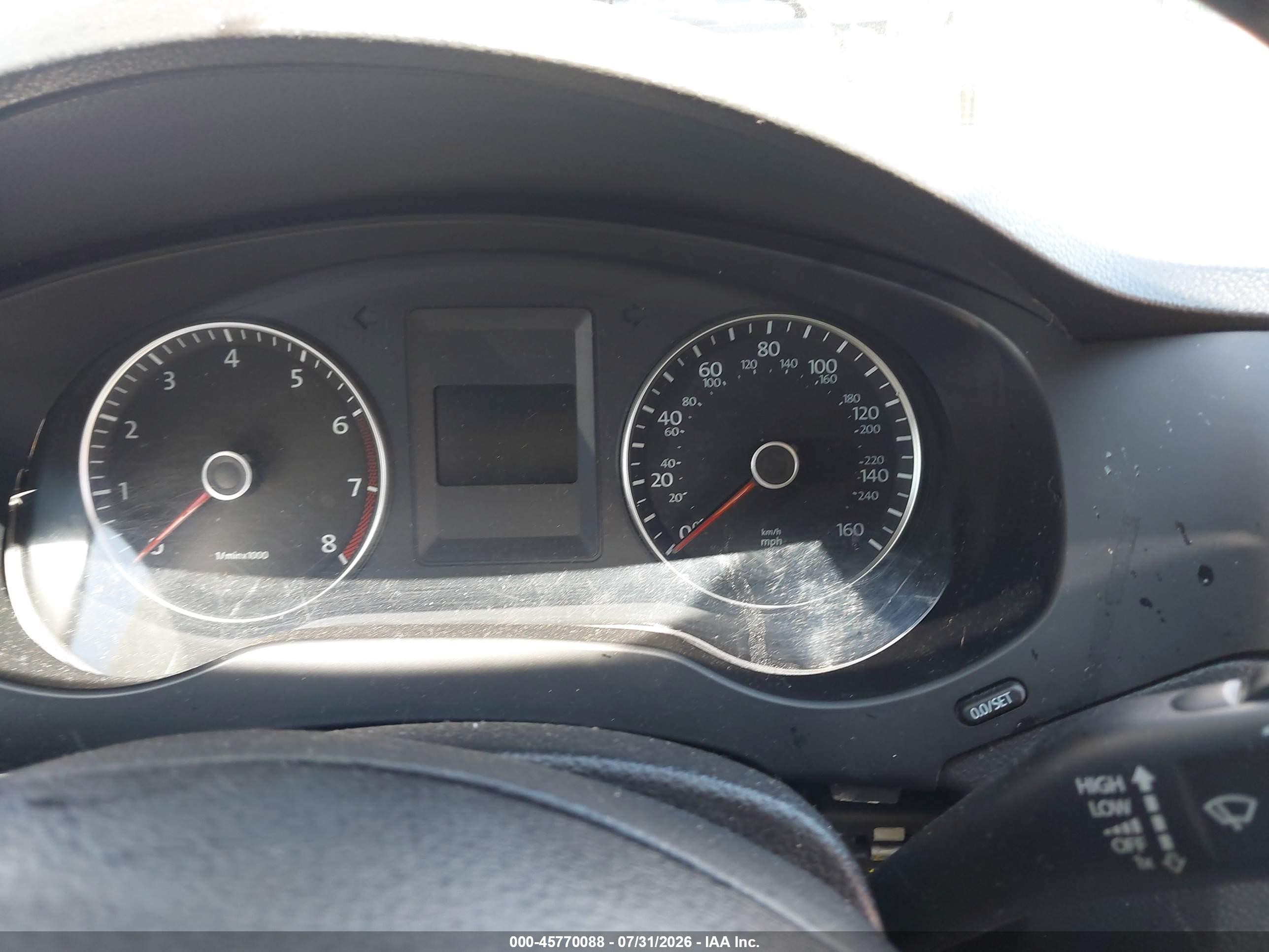 2013 Volkswagen Jetta 2.5l Se White vin: 3VWDX7AJ8DM391511