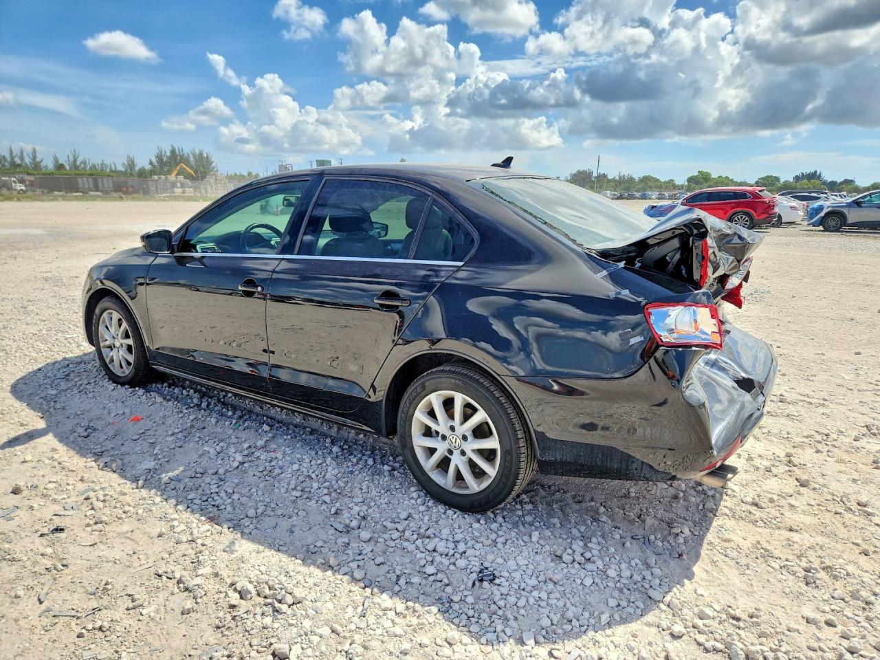 2013 Volkswagen Jetta Se Black vin: 3VWDX7AJ8DM396529