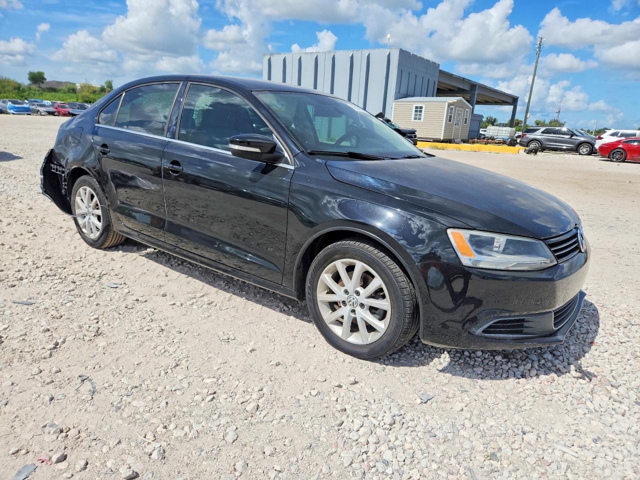 2013 Volkswagen Jetta Se Black vin: 3VWDX7AJ8DM396529