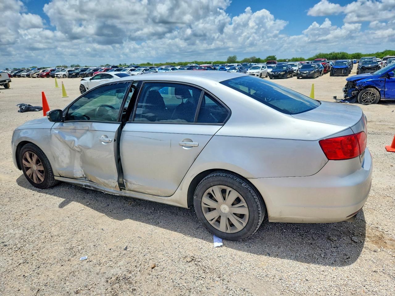 2011 Volkswagen Jetta Se Silver vin: 3VWDX7AJ9BM303952