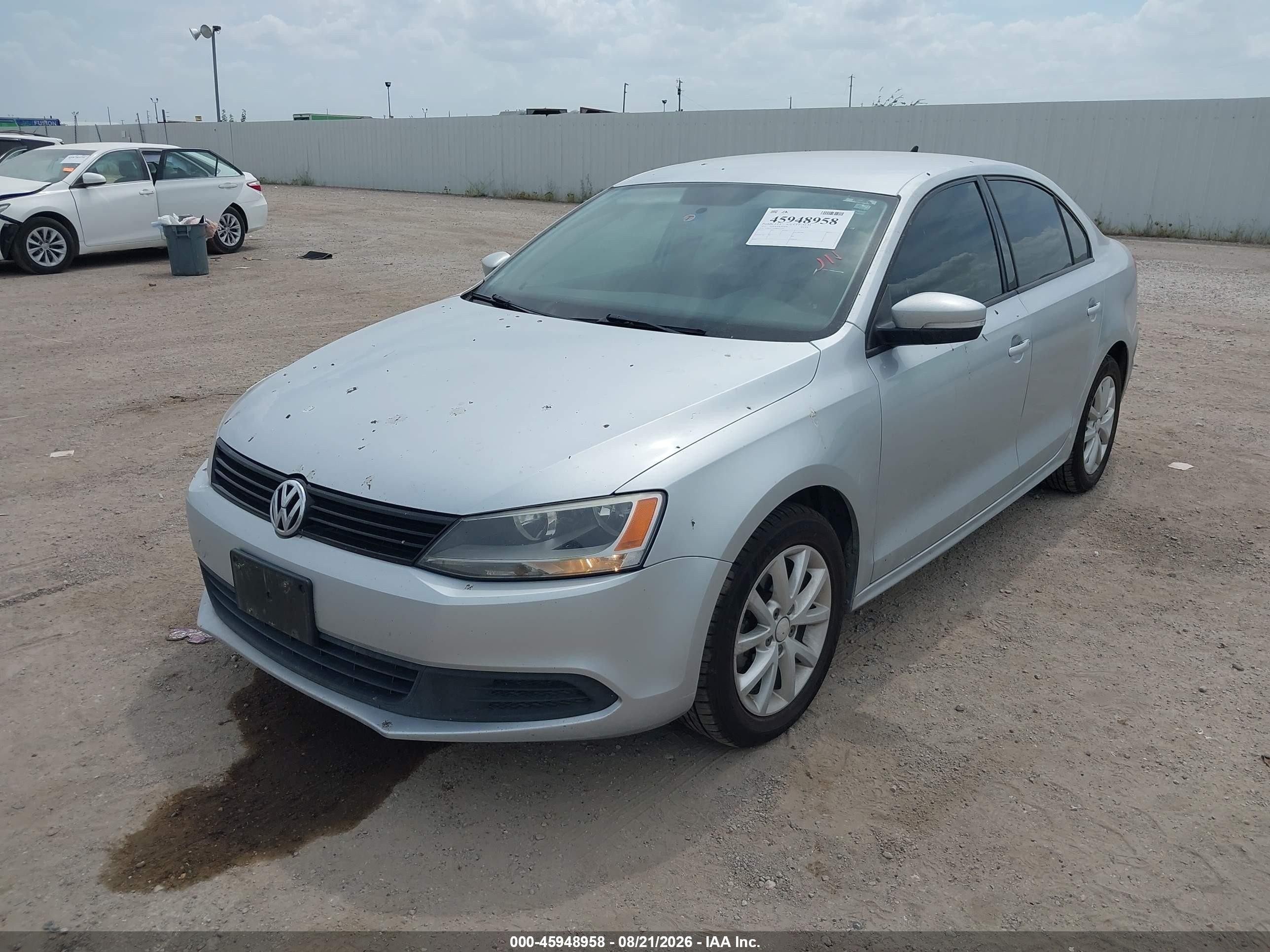 2011 Volkswagen Jetta 2.5l Se Silver vin: 3VWDX7AJ9BM316202