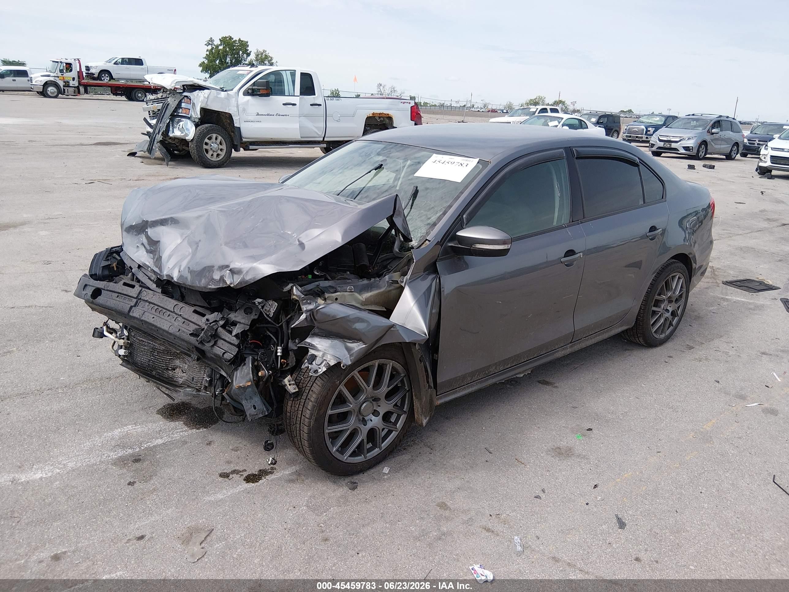 2011 Volkswagen Jetta 2.5l Se Серый vin: 3VWDX7AJ9BM359390