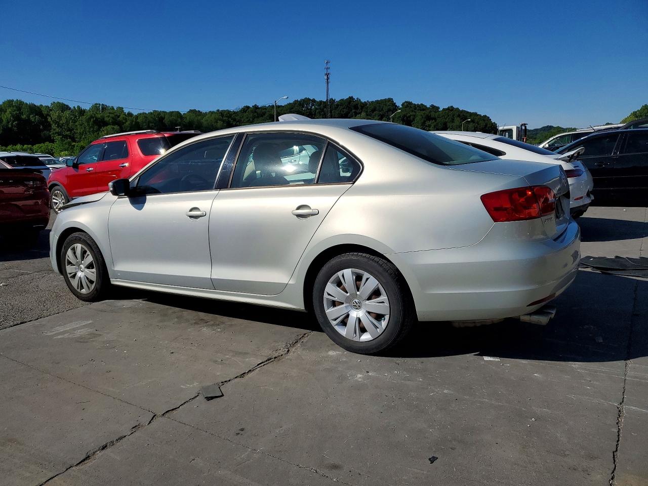 2011 Volkswagen Jetta Se Silver vin: 3VWDX7AJ9BM387514
