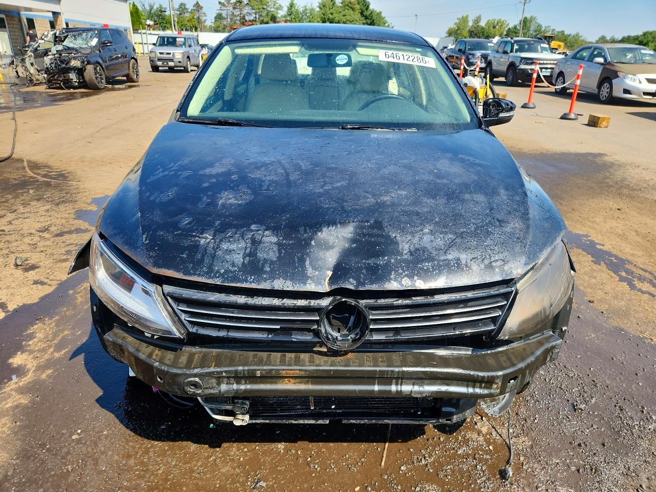 2012 Volkswagen Jetta Se Black vin: 3VWDX7AJ9CM015270