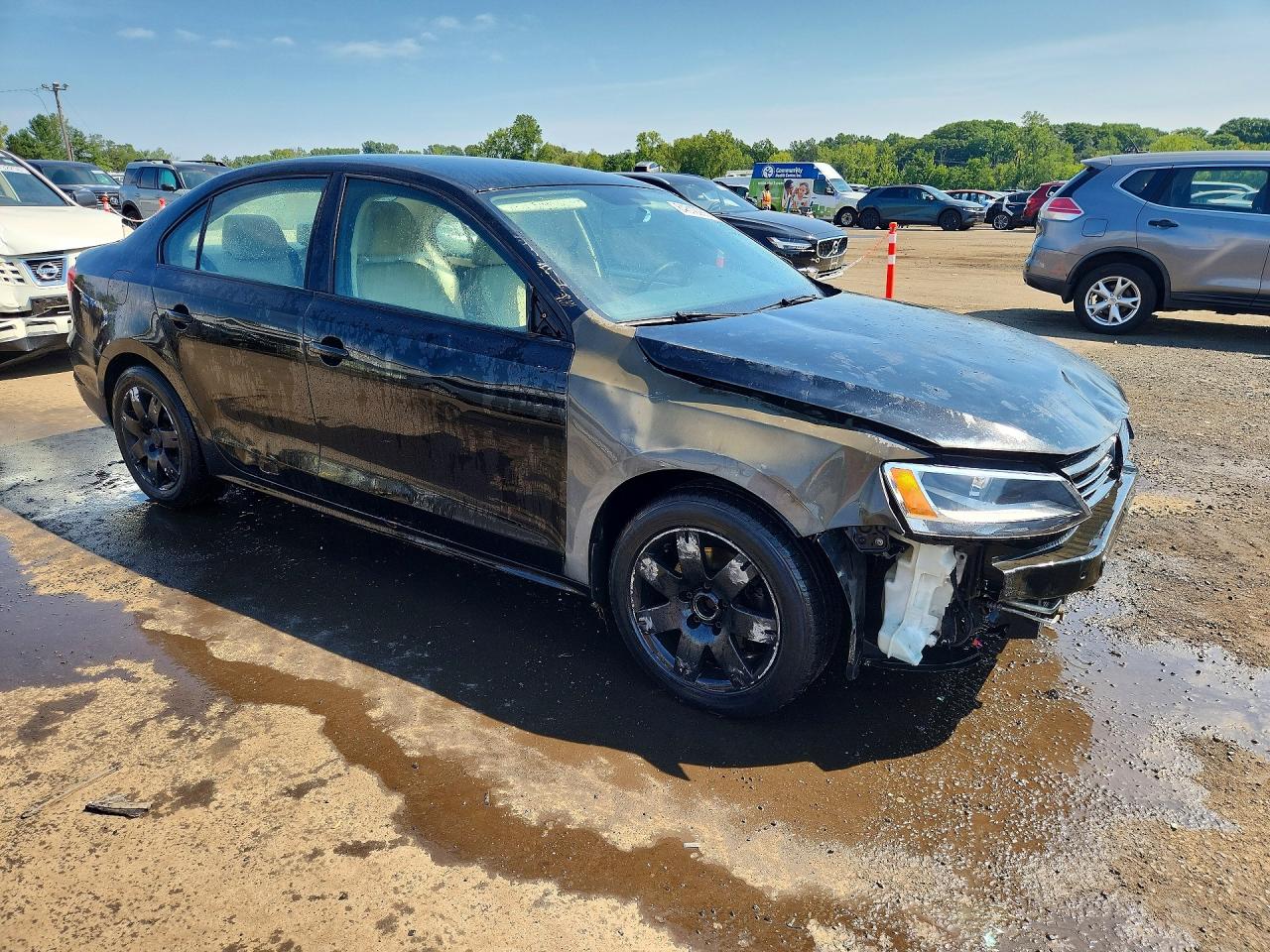 2012 Volkswagen Jetta Se Black vin: 3VWDX7AJ9CM015270