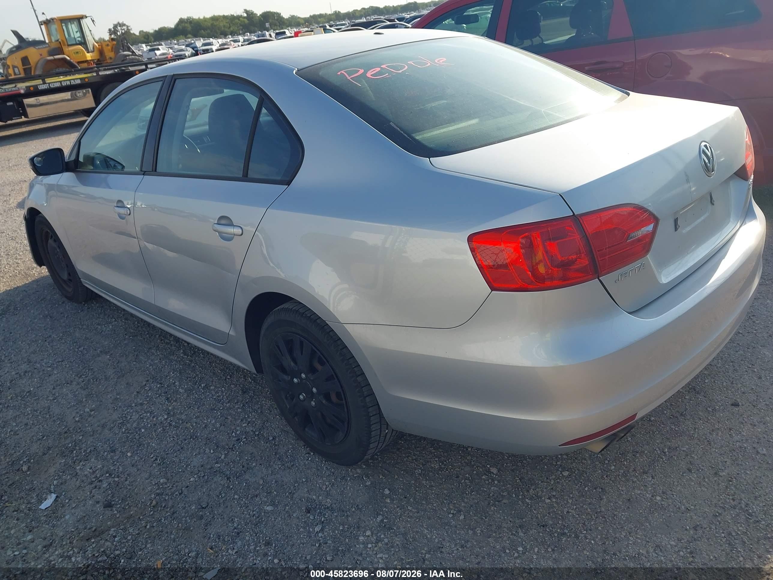 2012 Volkswagen Jetta 2.5l Se Silver vin: 3VWDX7AJ9CM323930