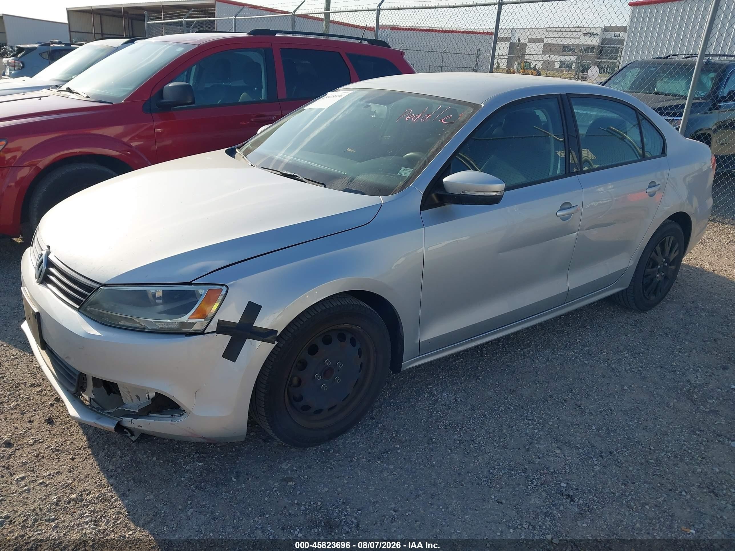 2012 Volkswagen Jetta 2.5l Se Silver vin: 3VWDX7AJ9CM323930