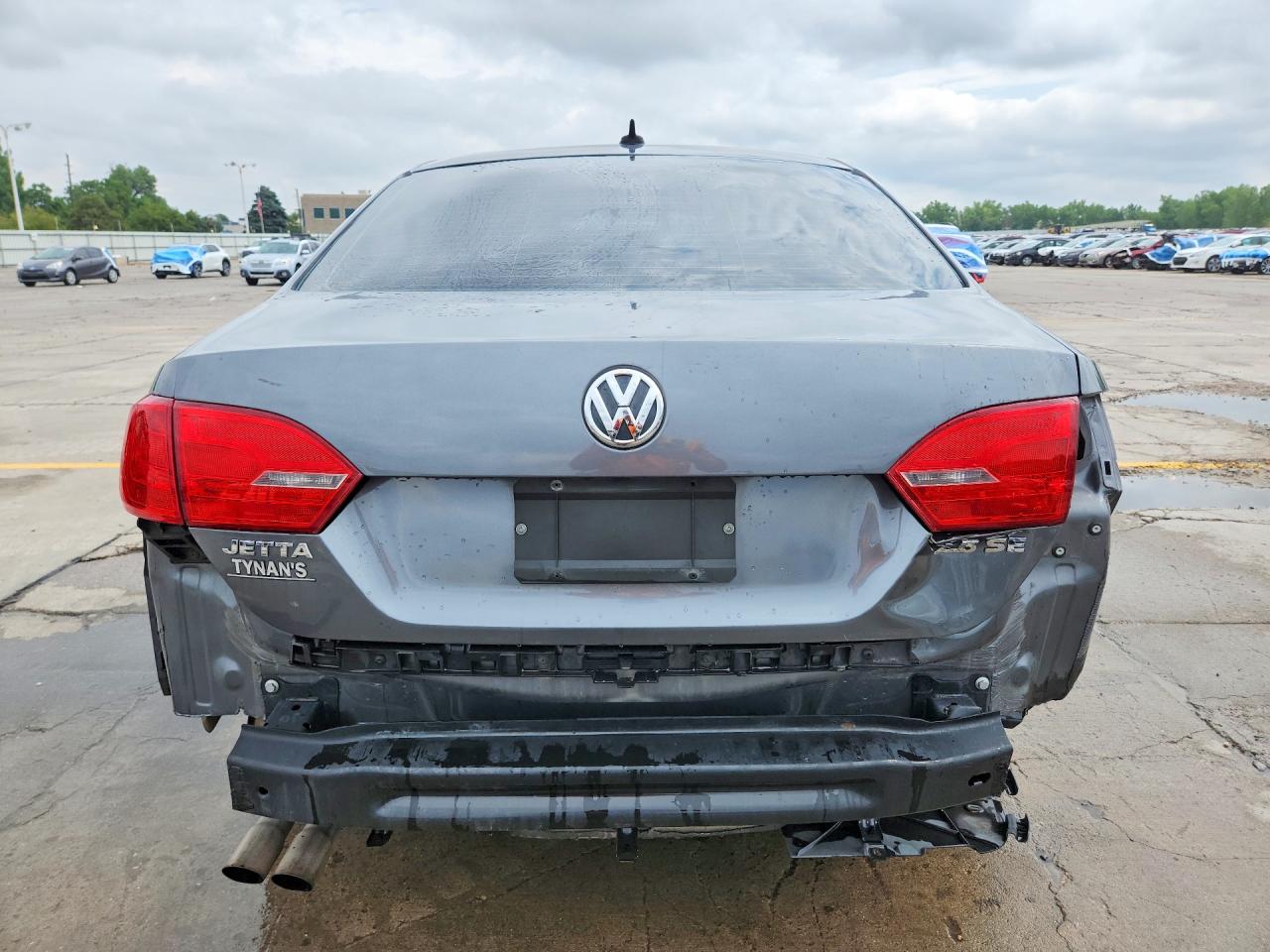 2012 Volkswagen Jetta Se Gray vin: 3VWDX7AJ9CM385702