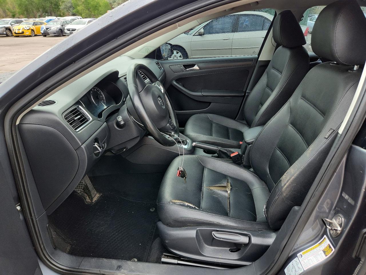 2012 Volkswagen Jetta Se Gray vin: 3VWDX7AJ9CM385702