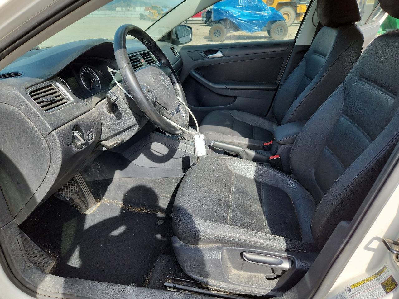 2012 Volkswagen Jetta Se White vin: 3VWDX7AJ9CM386137
