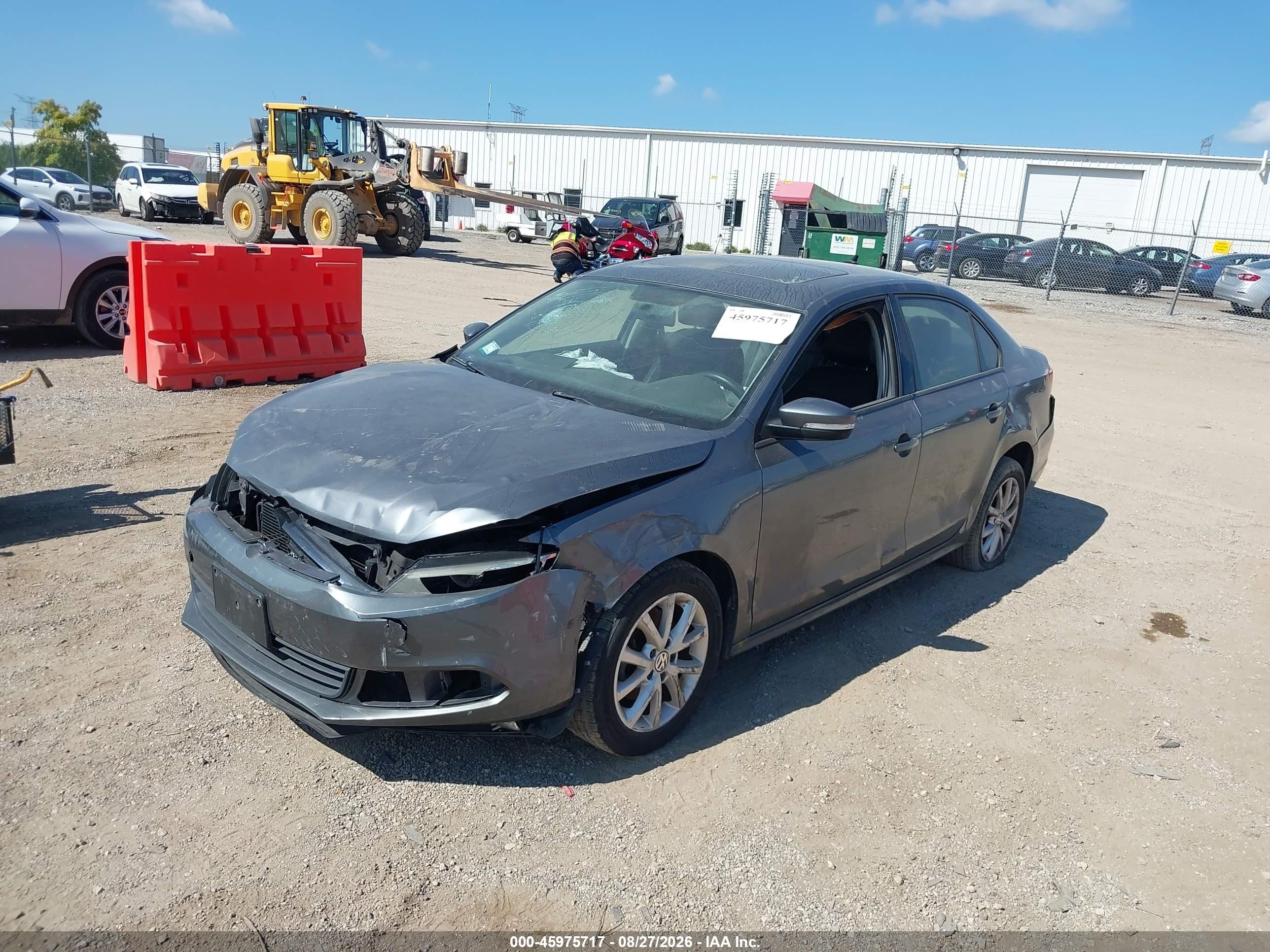 2012 Volkswagen Jetta 2.5l Se Silver vin: 3VWDX7AJ9CM412543