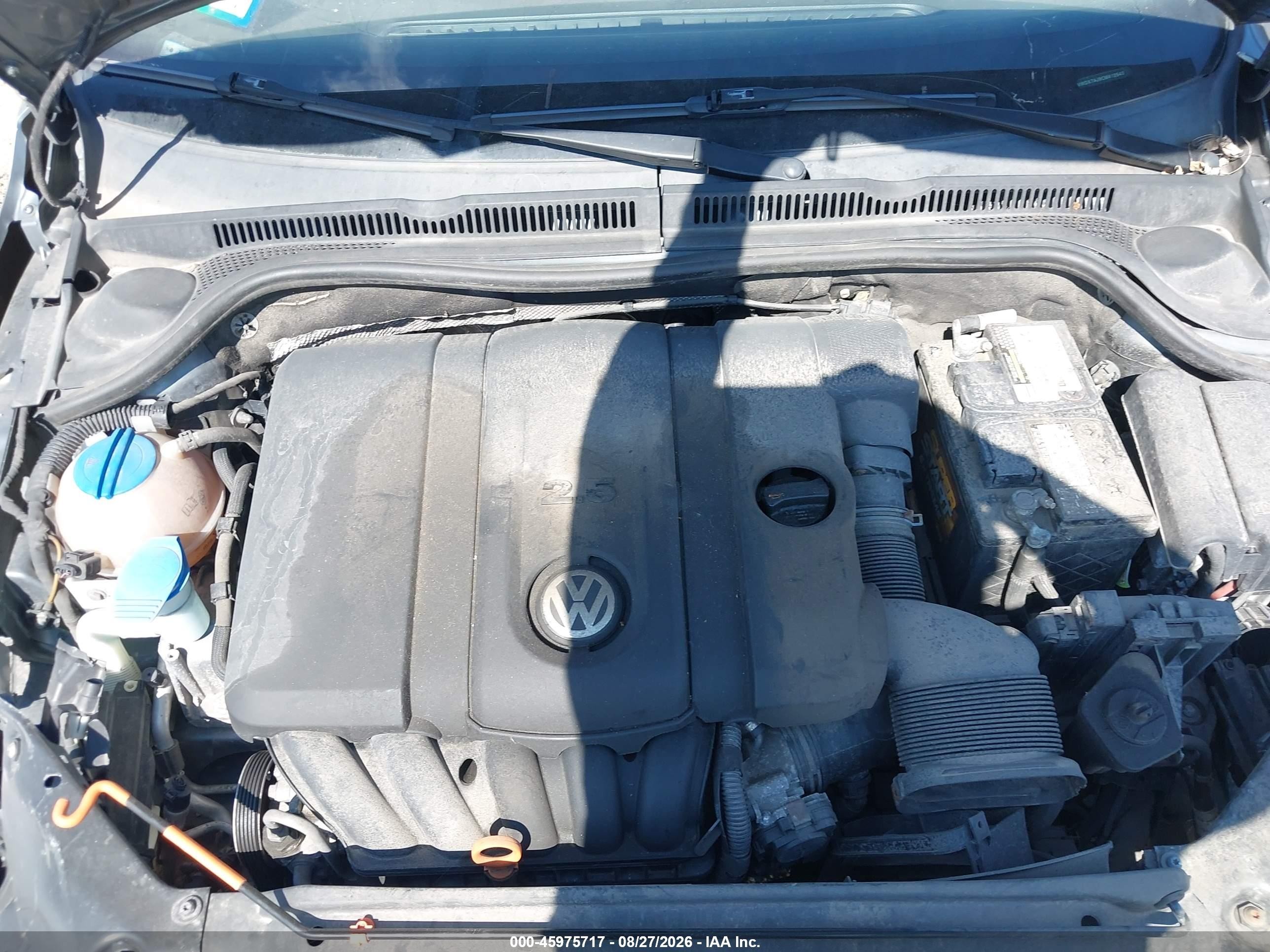 2012 Volkswagen Jetta 2.5l Se Silver vin: 3VWDX7AJ9CM412543