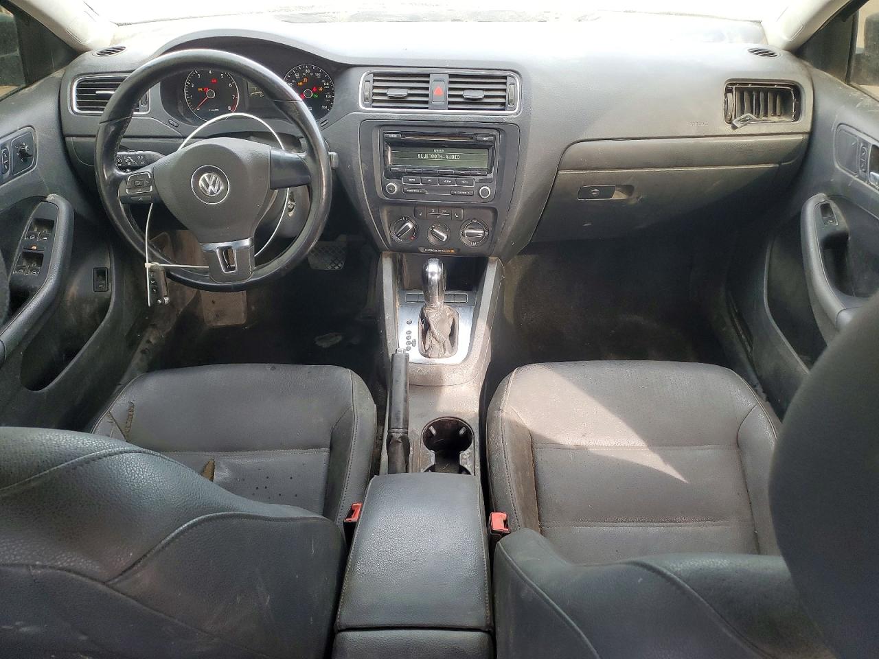 2012 Volkswagen Jetta Se Black vin: 3VWDX7AJ9CM413210