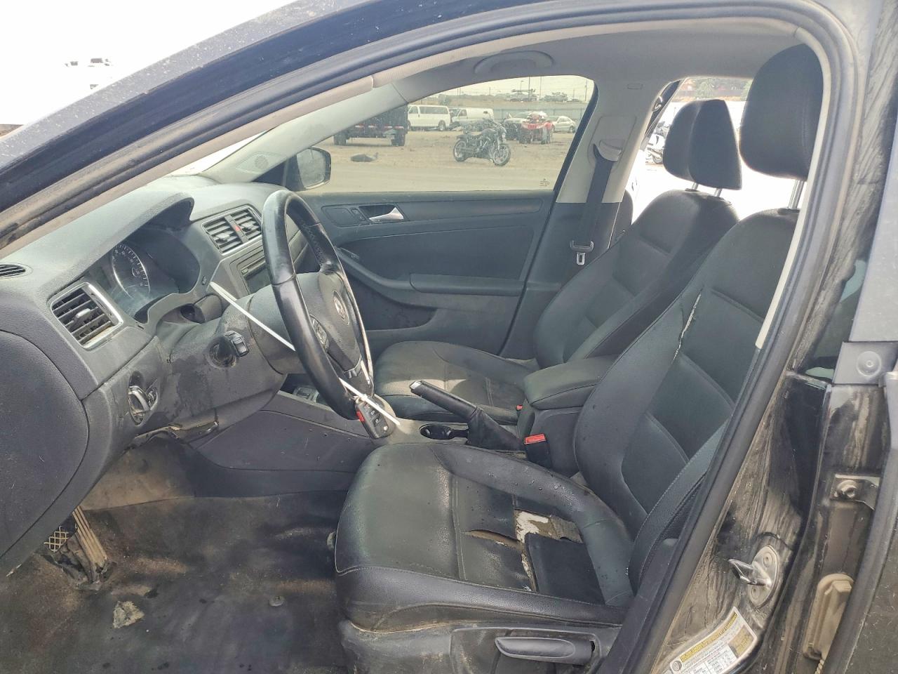 2012 Volkswagen Jetta Se Black vin: 3VWDX7AJ9CM413210
