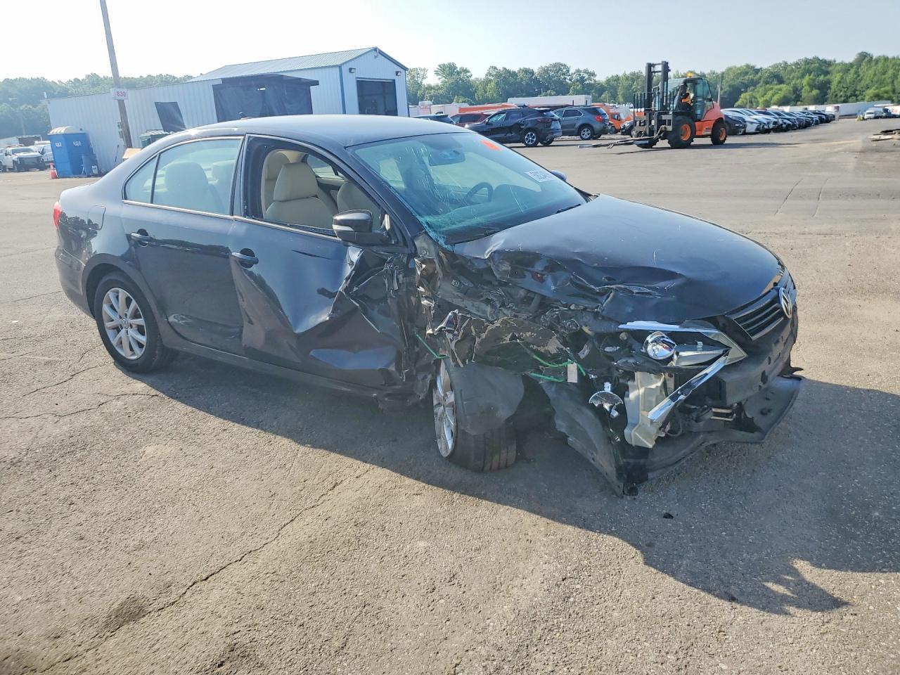 2012 Volkswagen Jetta Se Black vin: 3VWDX7AJ9CM473245