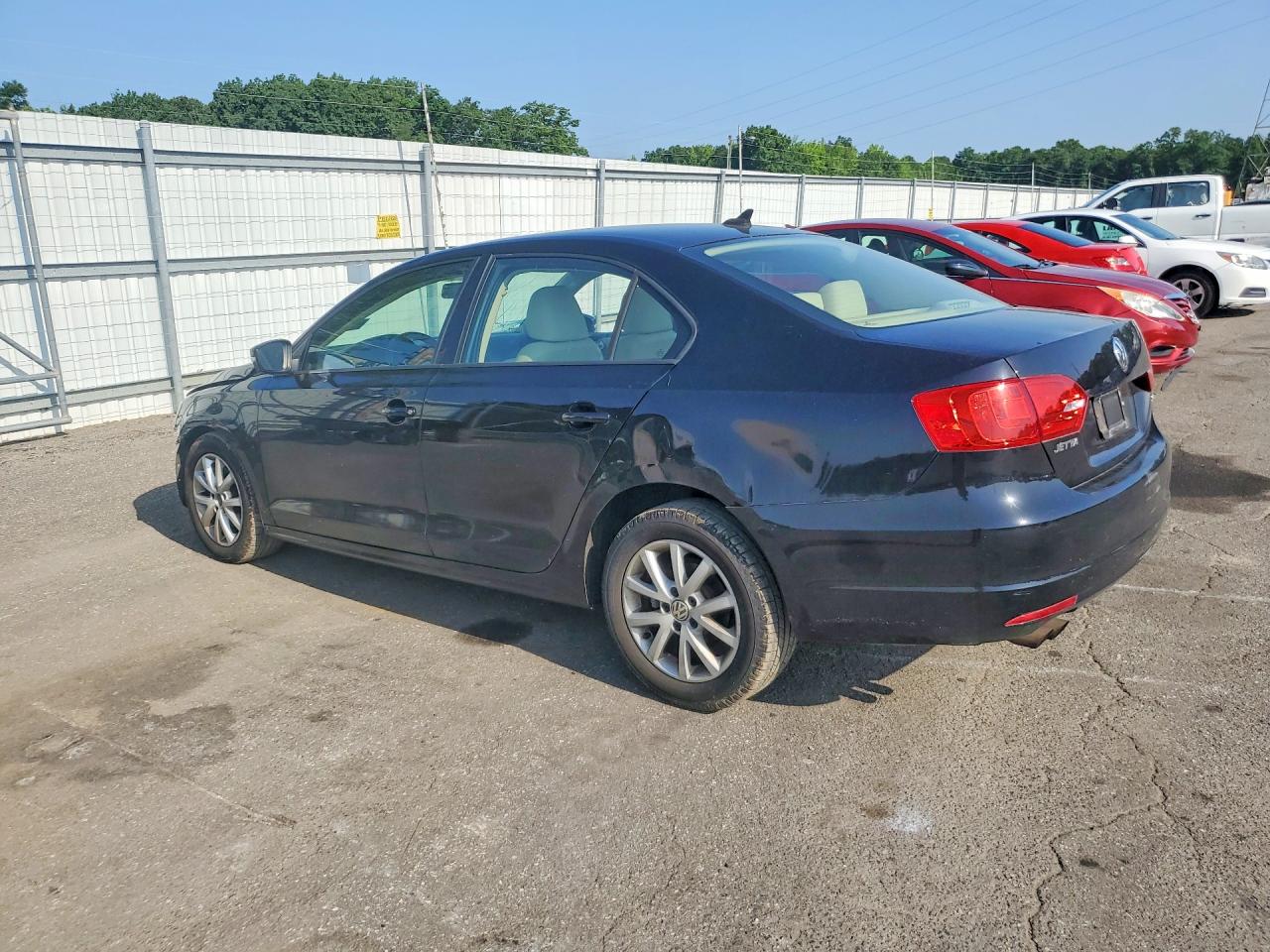 2012 Volkswagen Jetta Se Black vin: 3VWDX7AJ9CM473245