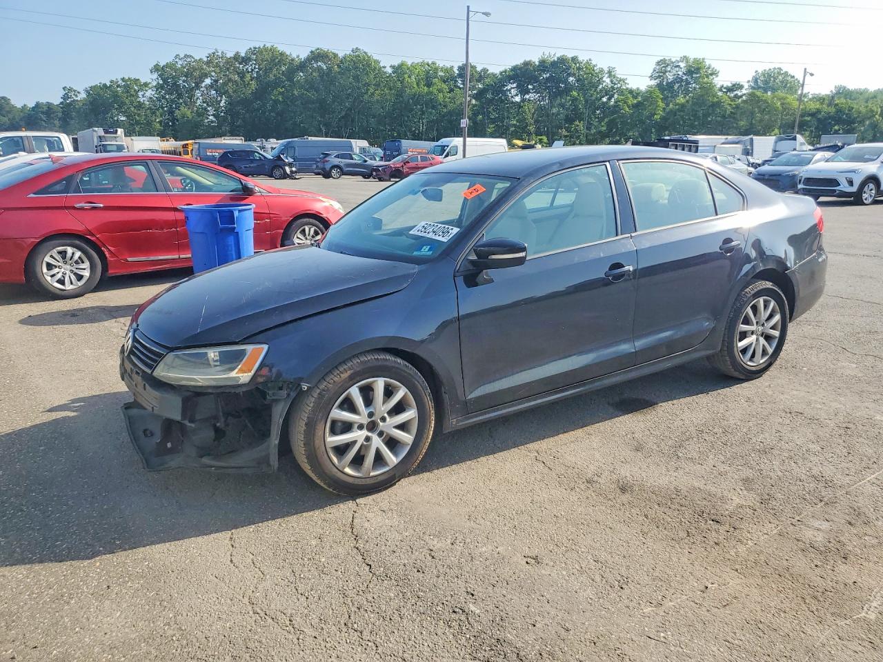 2012 Volkswagen Jetta Se Black vin: 3VWDX7AJ9CM473245