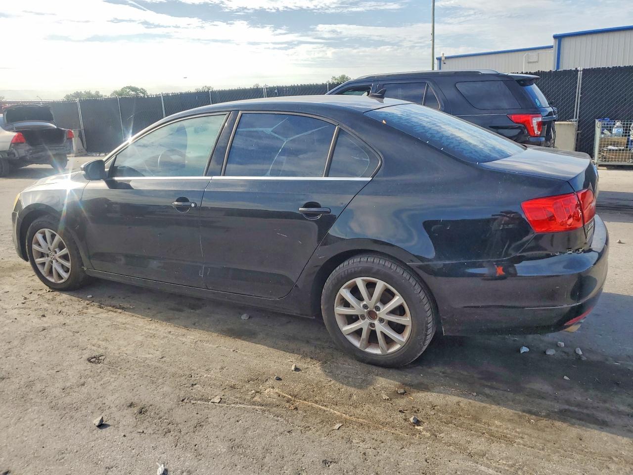 2013 Volkswagen Jetta Se Black vin: 3VWDX7AJ9DM353947