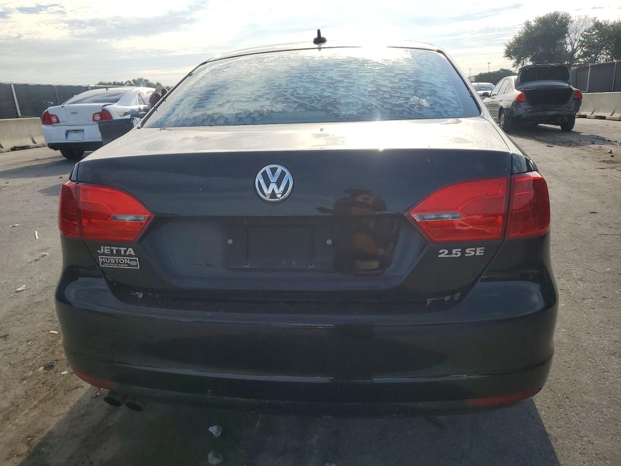 2013 Volkswagen Jetta Se Black vin: 3VWDX7AJ9DM353947