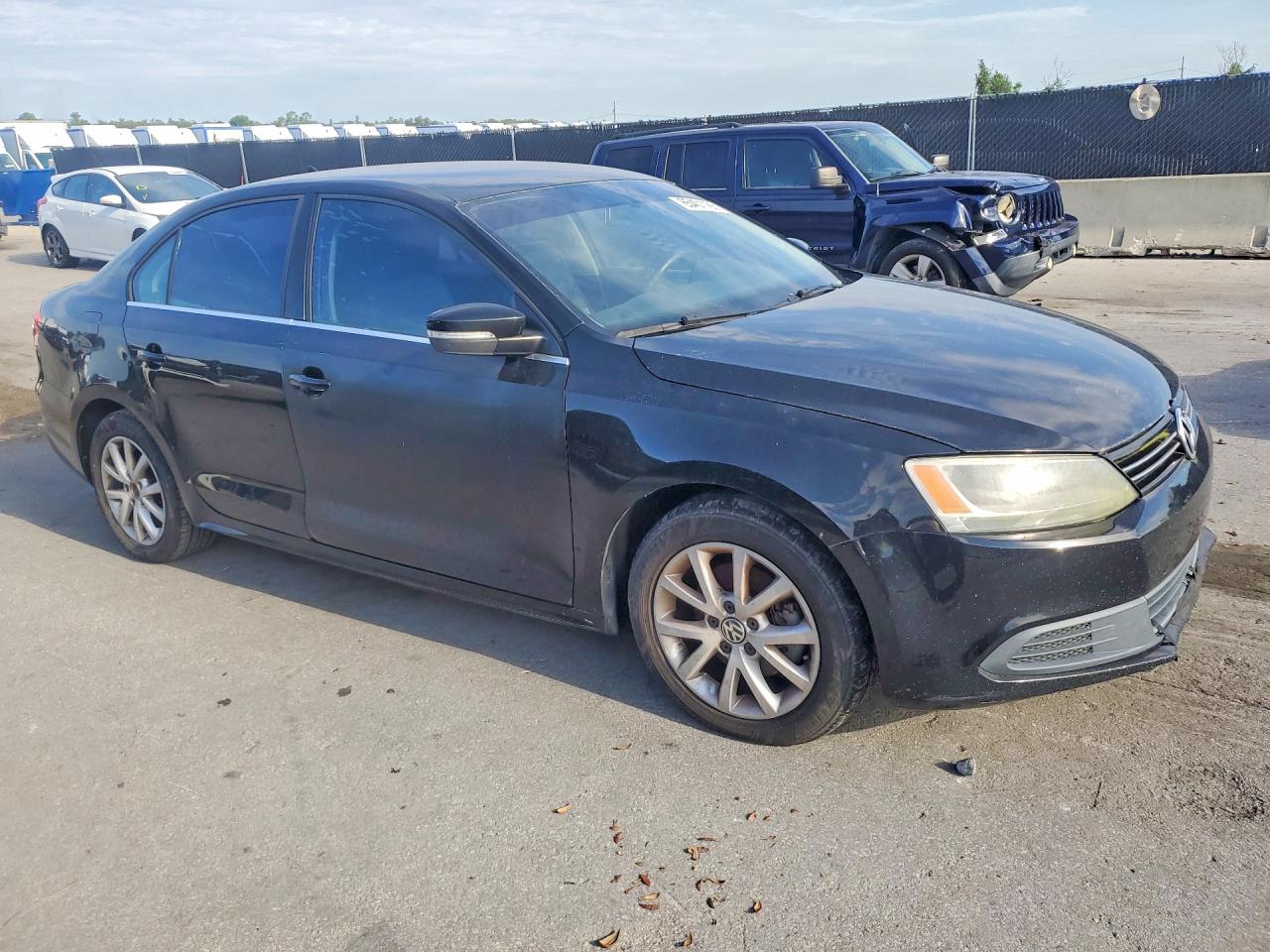 2013 Volkswagen Jetta Se Black vin: 3VWDX7AJ9DM353947