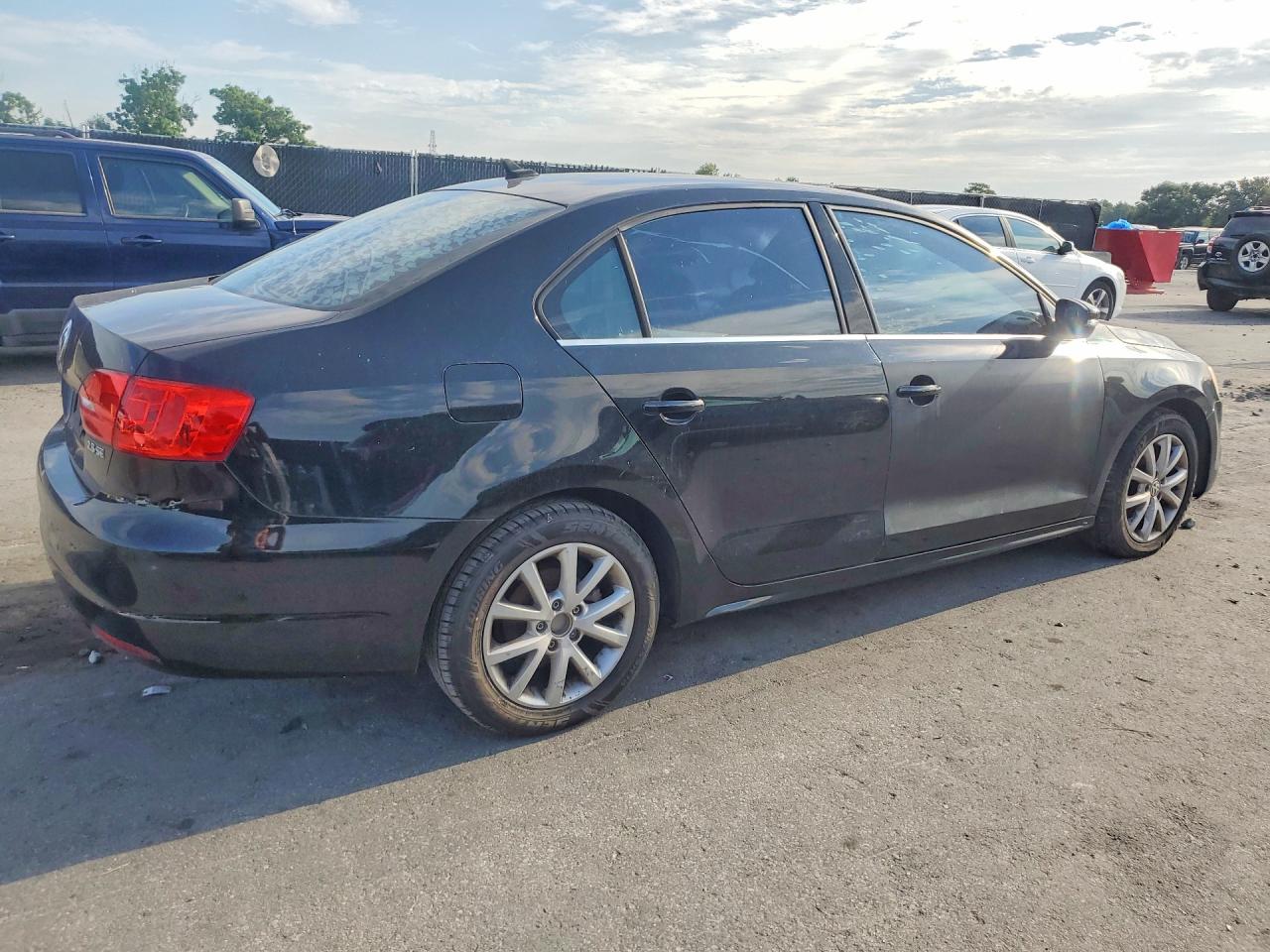 2013 Volkswagen Jetta Se Black vin: 3VWDX7AJ9DM353947