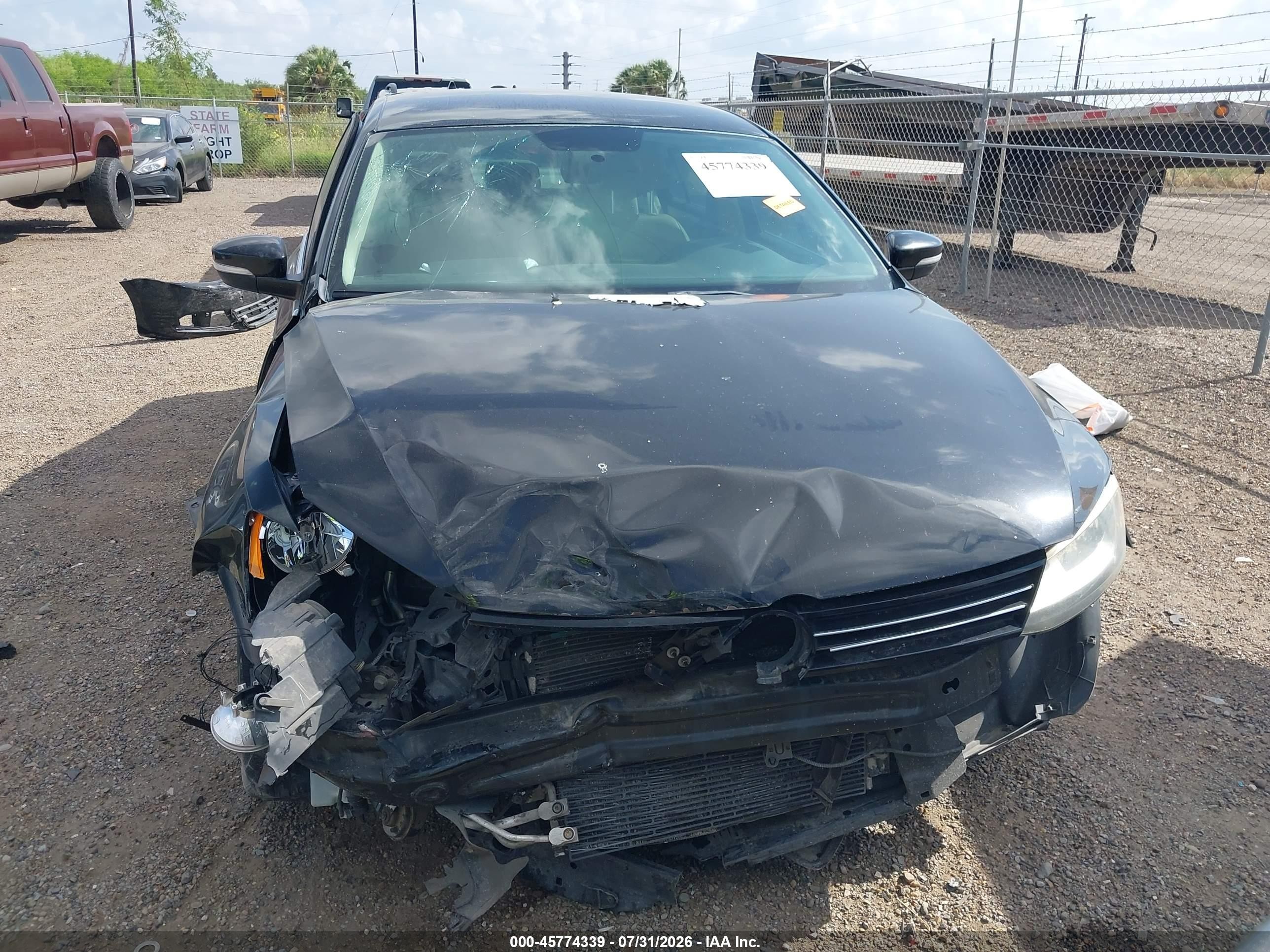 2013 Volkswagen Jetta 2.5l Se Black vin: 3VWDX7AJ9DM357173