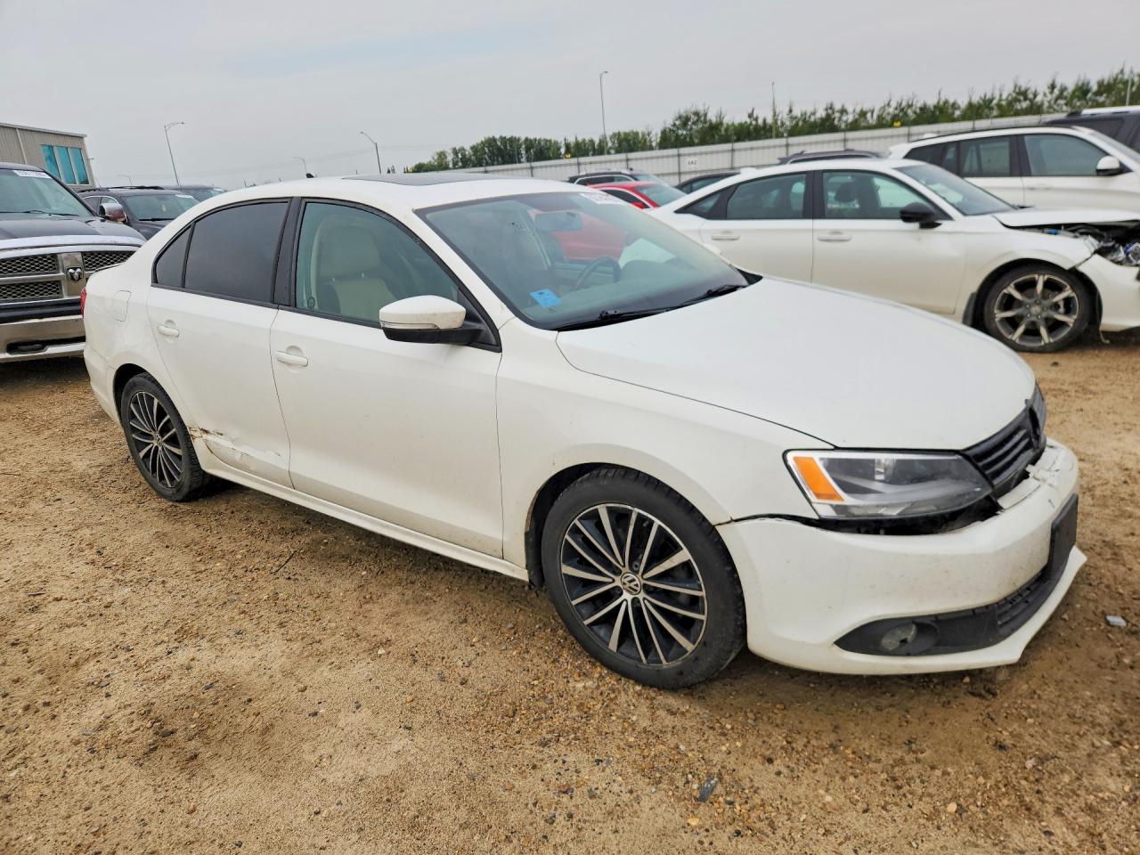 2013 Volkswagen Jetta Se Белый vin: 3VWDX7AJ9DM412625