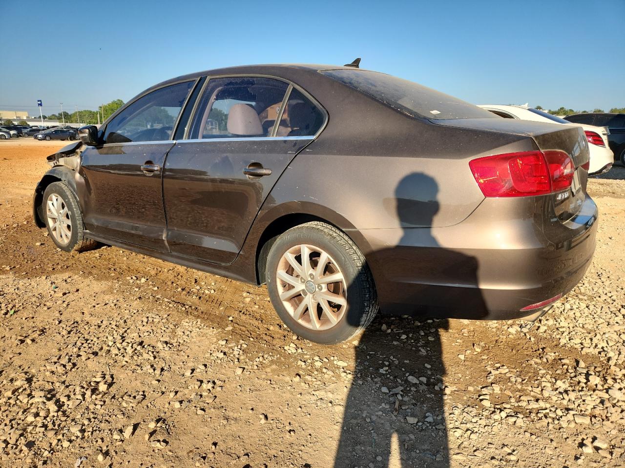 2013 Volkswagen Jetta Se Brown vin: 3VWDX7AJ9DM425777