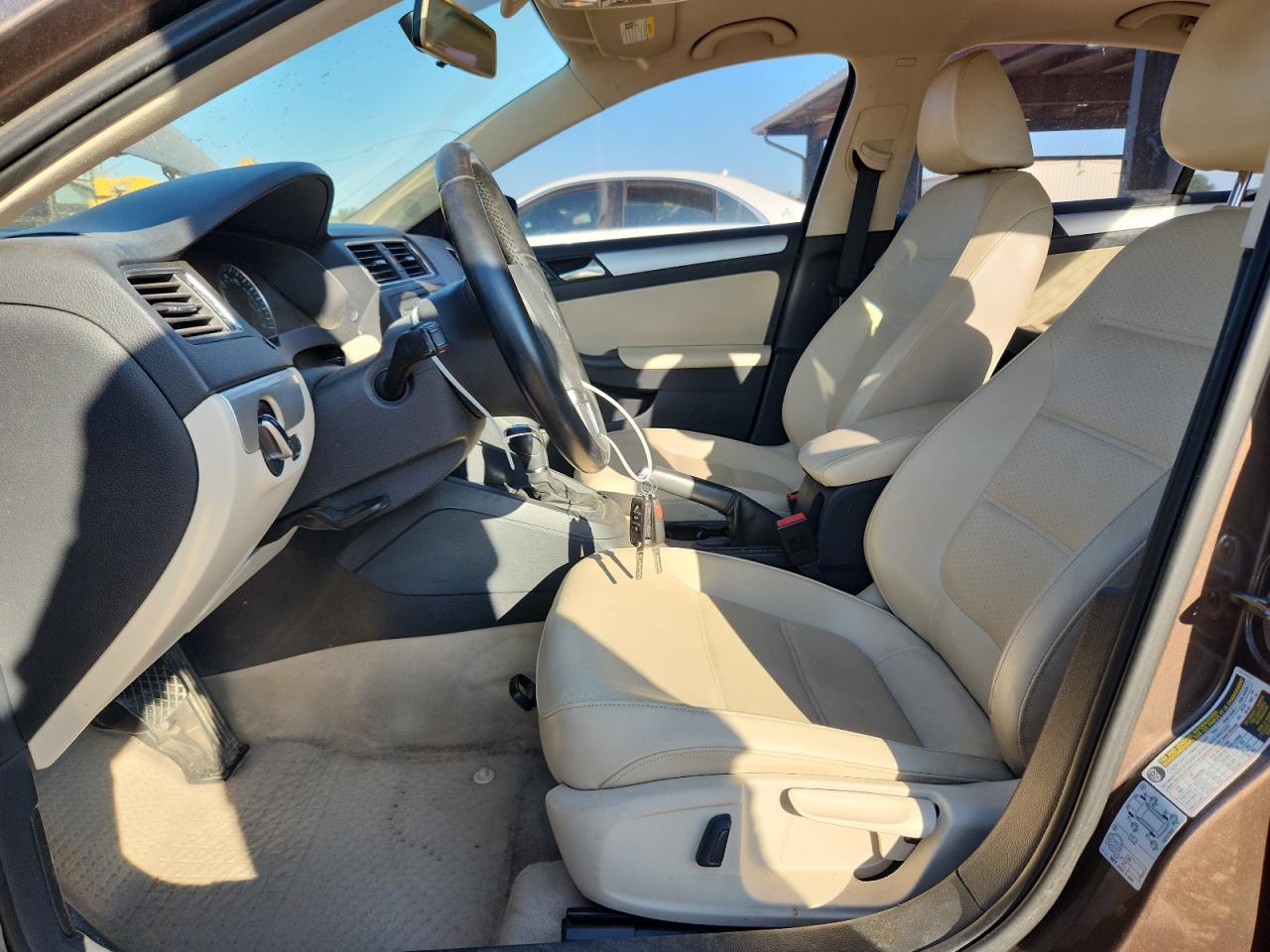 2013 Volkswagen Jetta Se Brown vin: 3VWDX7AJ9DM425777