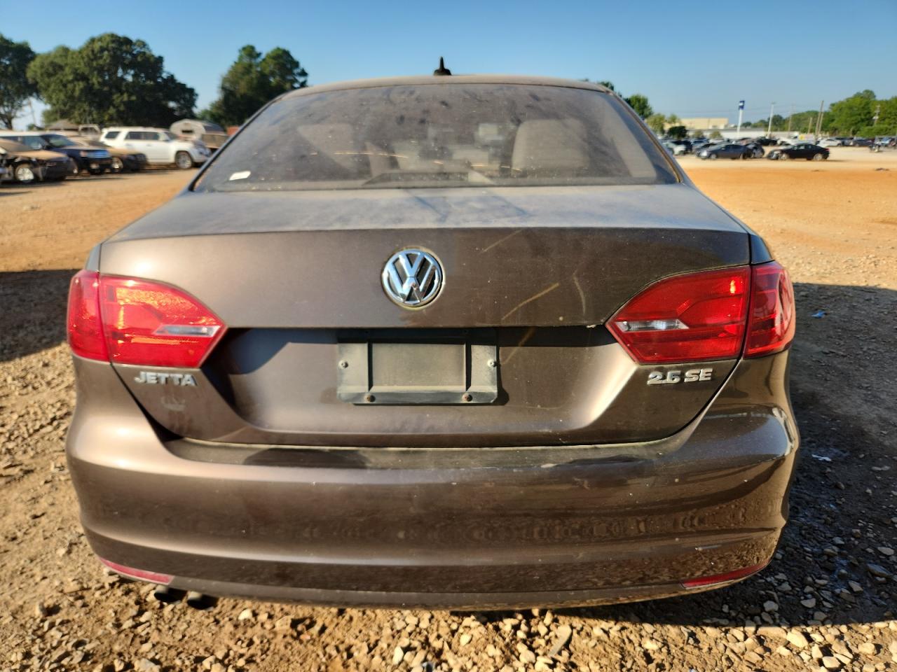 2013 Volkswagen Jetta Se Brown vin: 3VWDX7AJ9DM425777