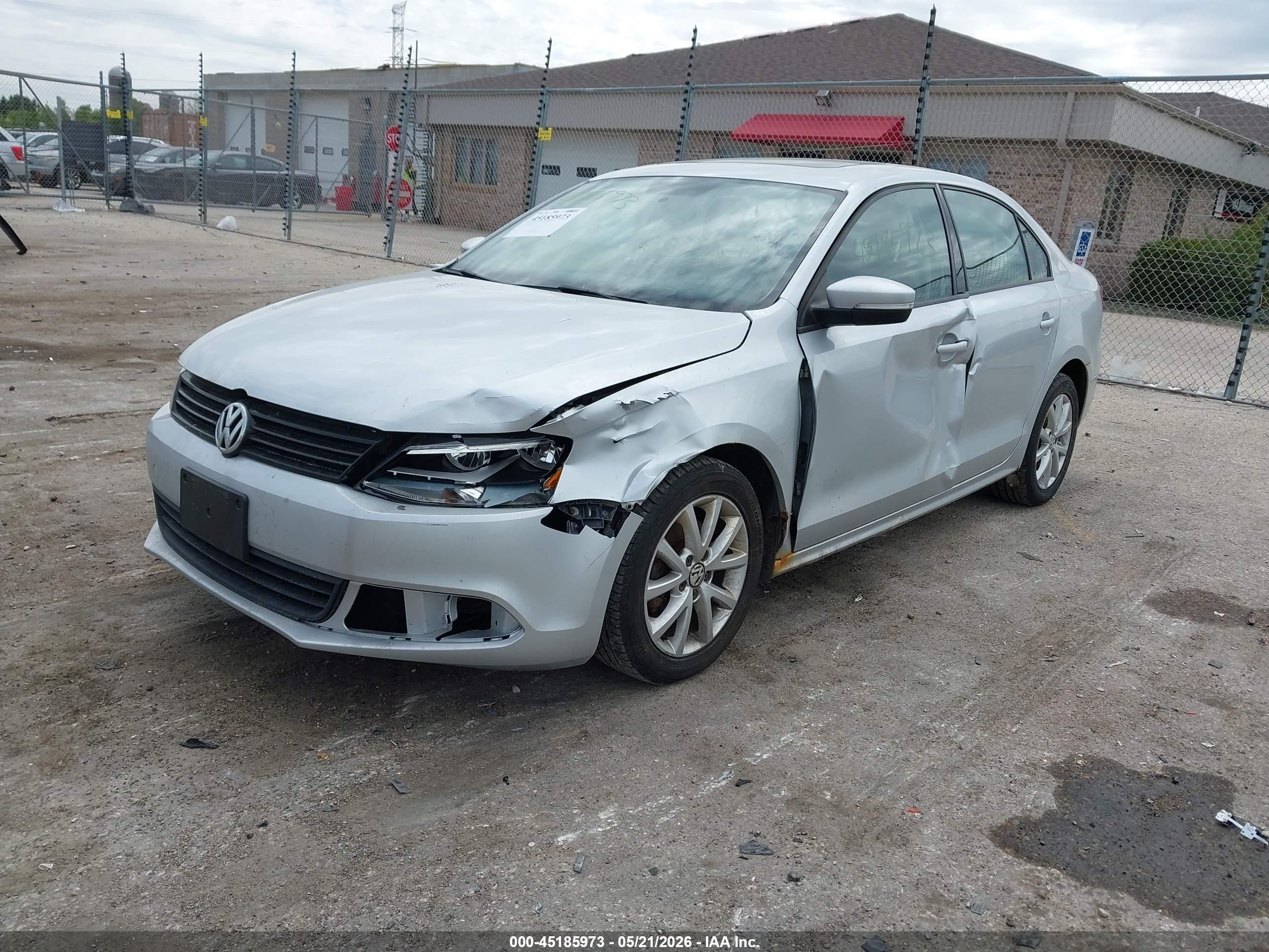 2011 Volkswagen Jetta 2.5l Se Silver vin: 3VWDX7AJXBM303541