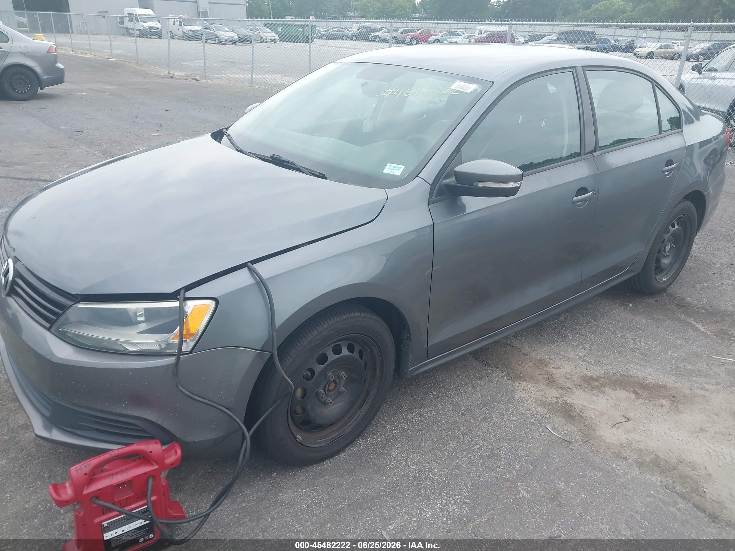 2011 Volkswagen Jetta 2.5l Se Gray vin: 3VWDX7AJXBM346180