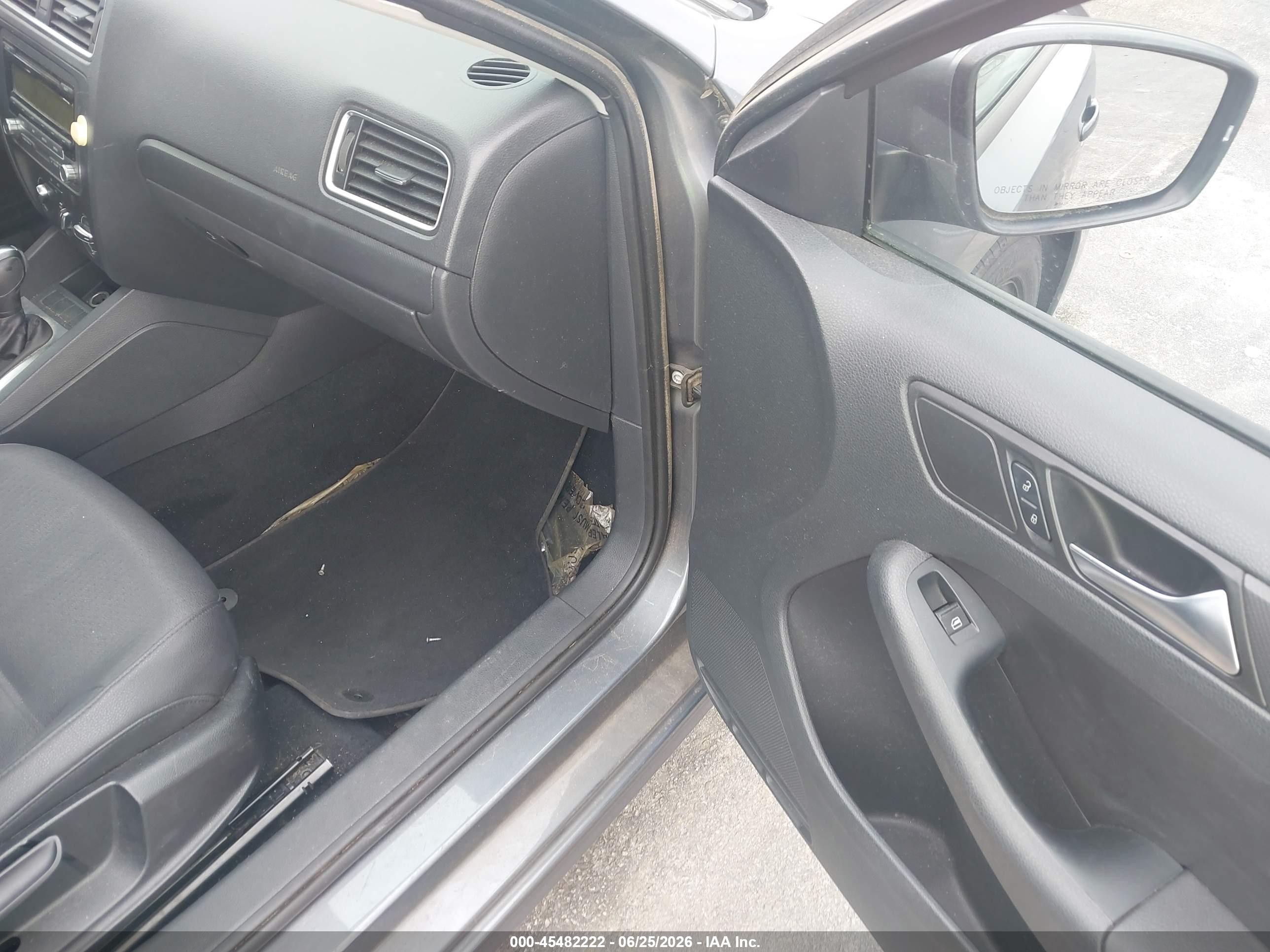 2011 Volkswagen Jetta 2.5l Se Gray vin: 3VWDX7AJXBM346180