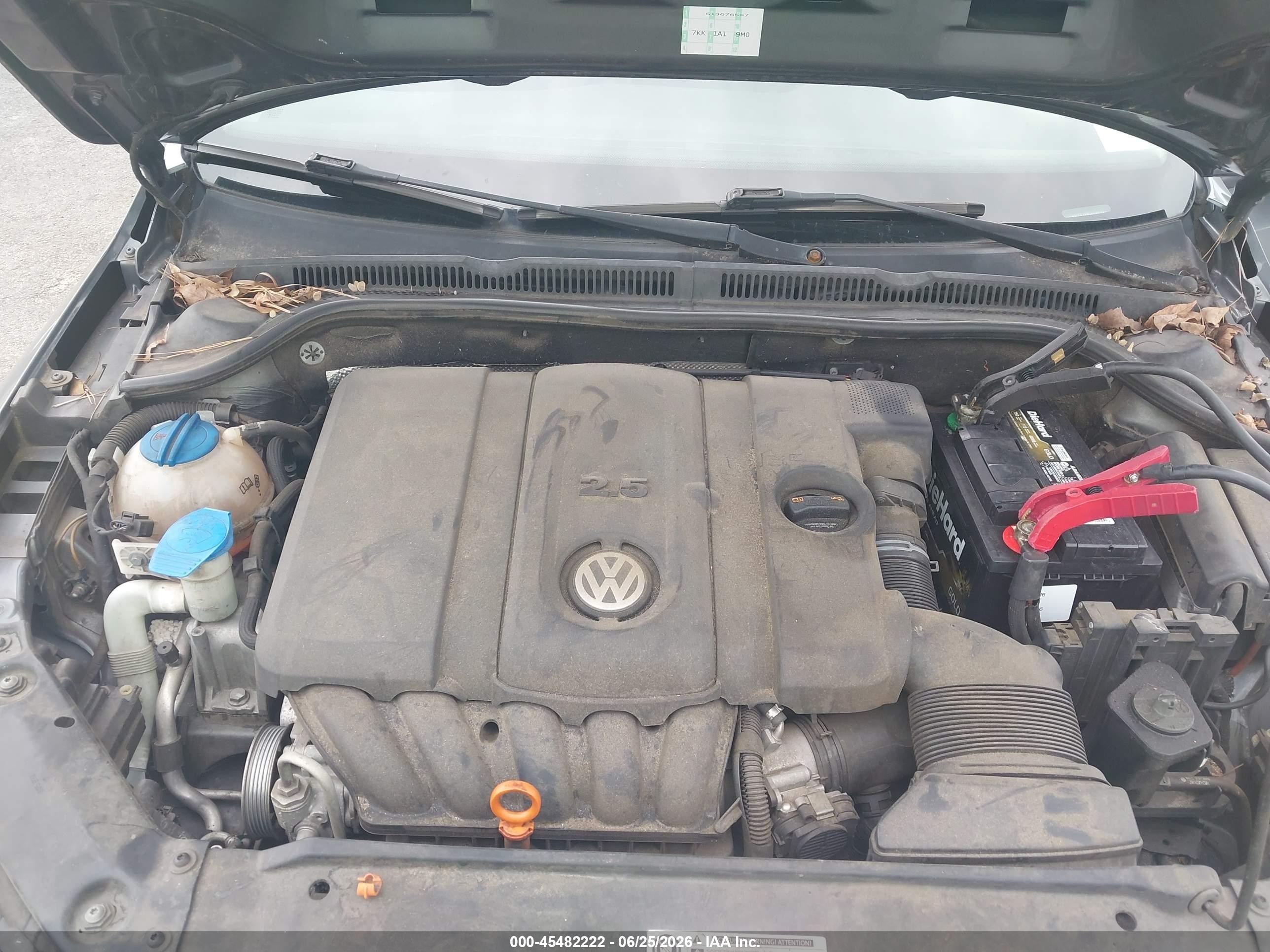 2011 Volkswagen Jetta 2.5l Se Gray vin: 3VWDX7AJXBM346180