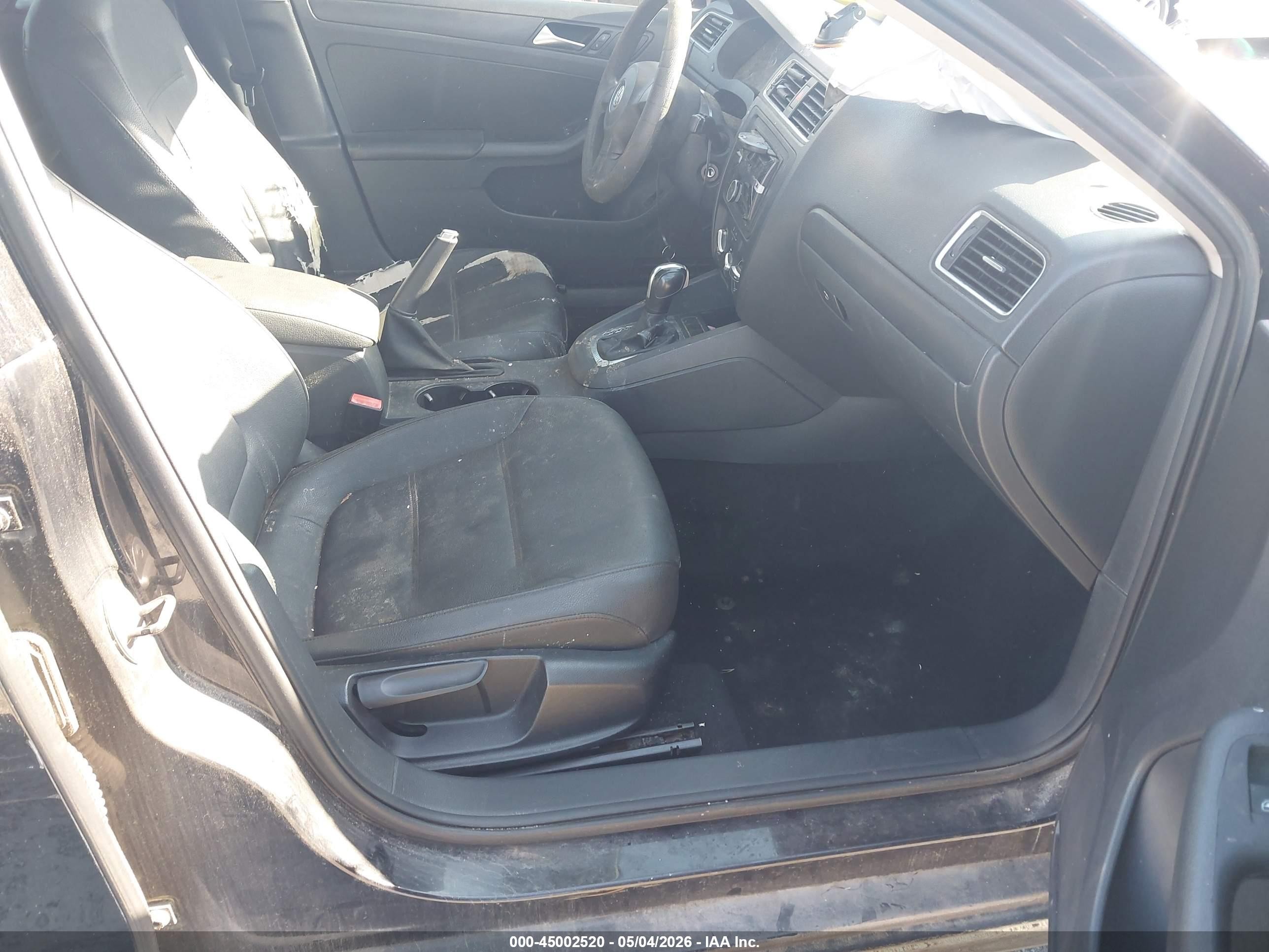 2011 Volkswagen Jetta 2.5l Se Black vin: 3VWDX7AJXBM353145
