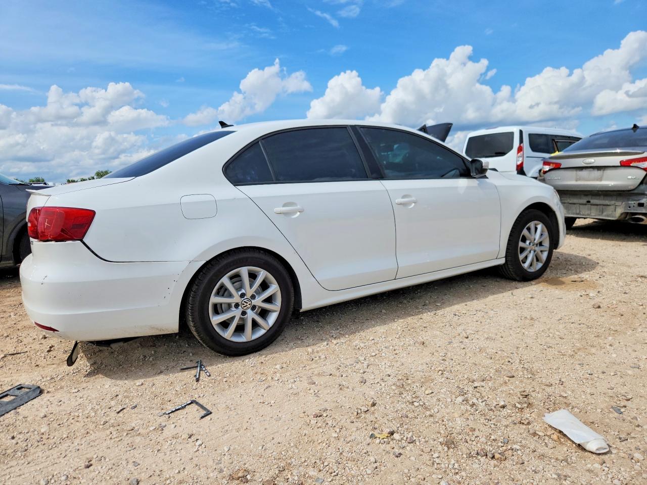 2012 Volkswagen Jetta Se Белый vin: 3VWDX7AJXCM324181