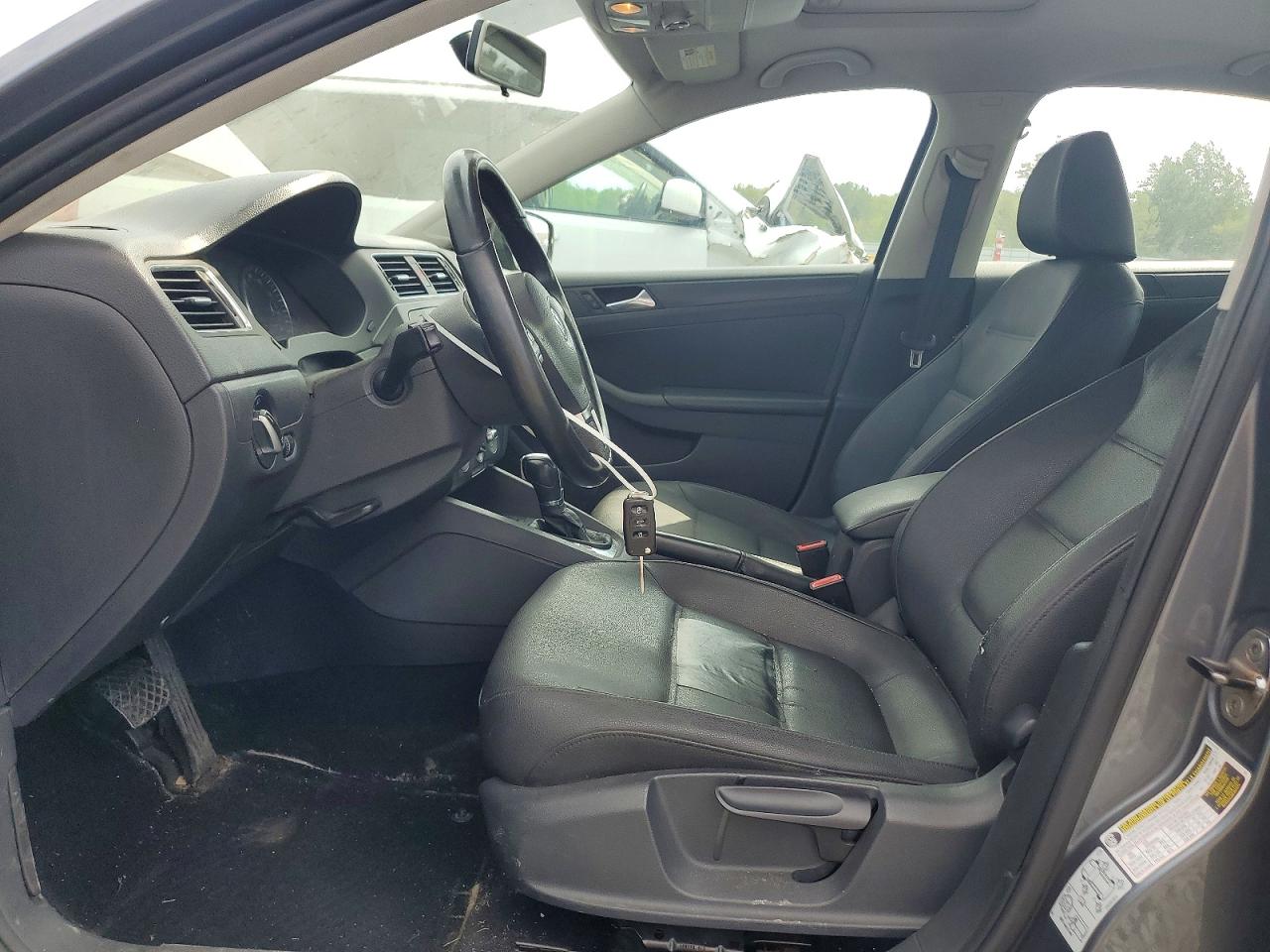 2012 Volkswagen Jetta Se Gray vin: 3VWDX7AJXCM386566