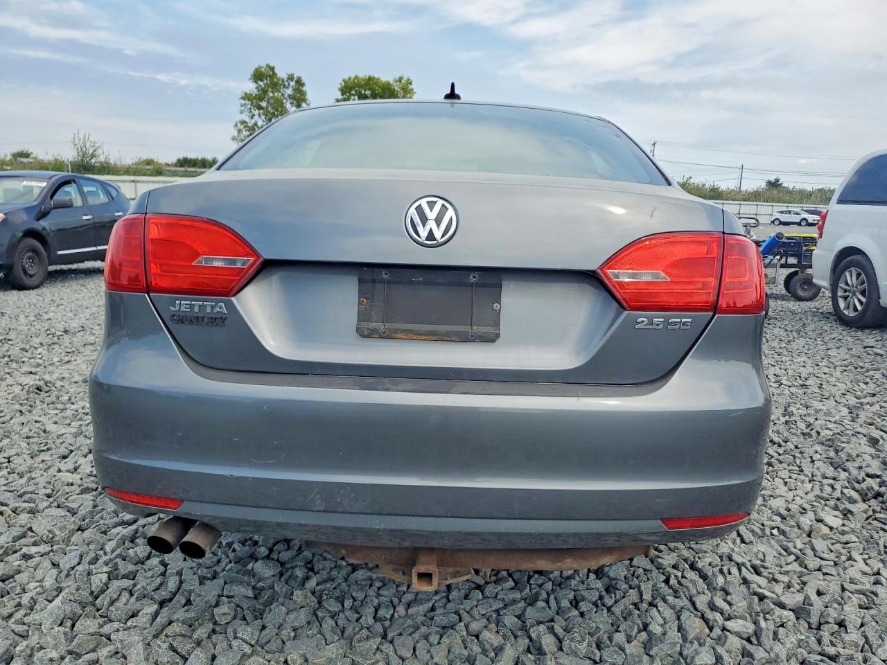 2012 Volkswagen Jetta Se Gray vin: 3VWDX7AJXCM386566