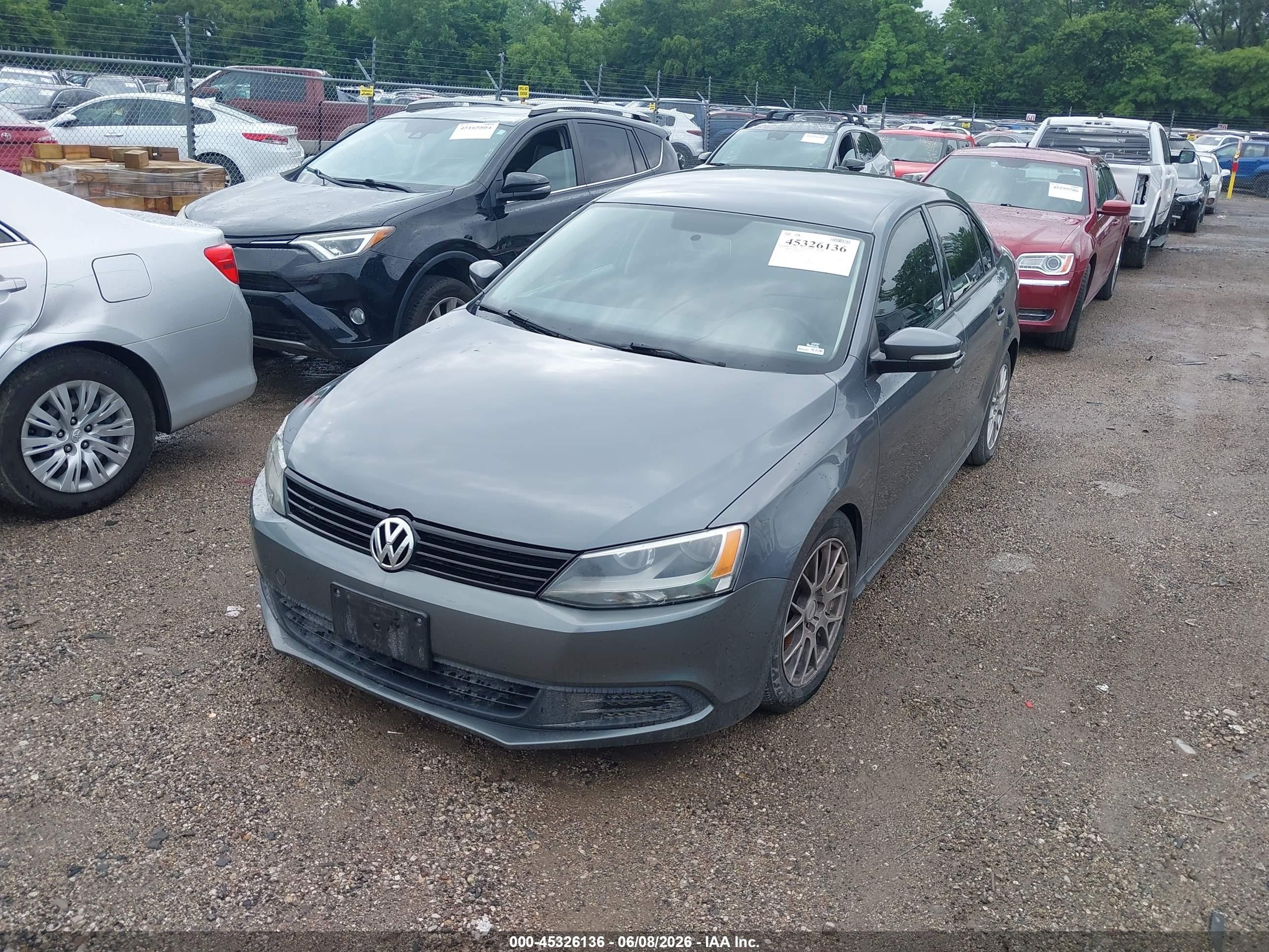 2012 Volkswagen Jetta 2.5l Se Gray vin: 3VWDX7AJXCM468863