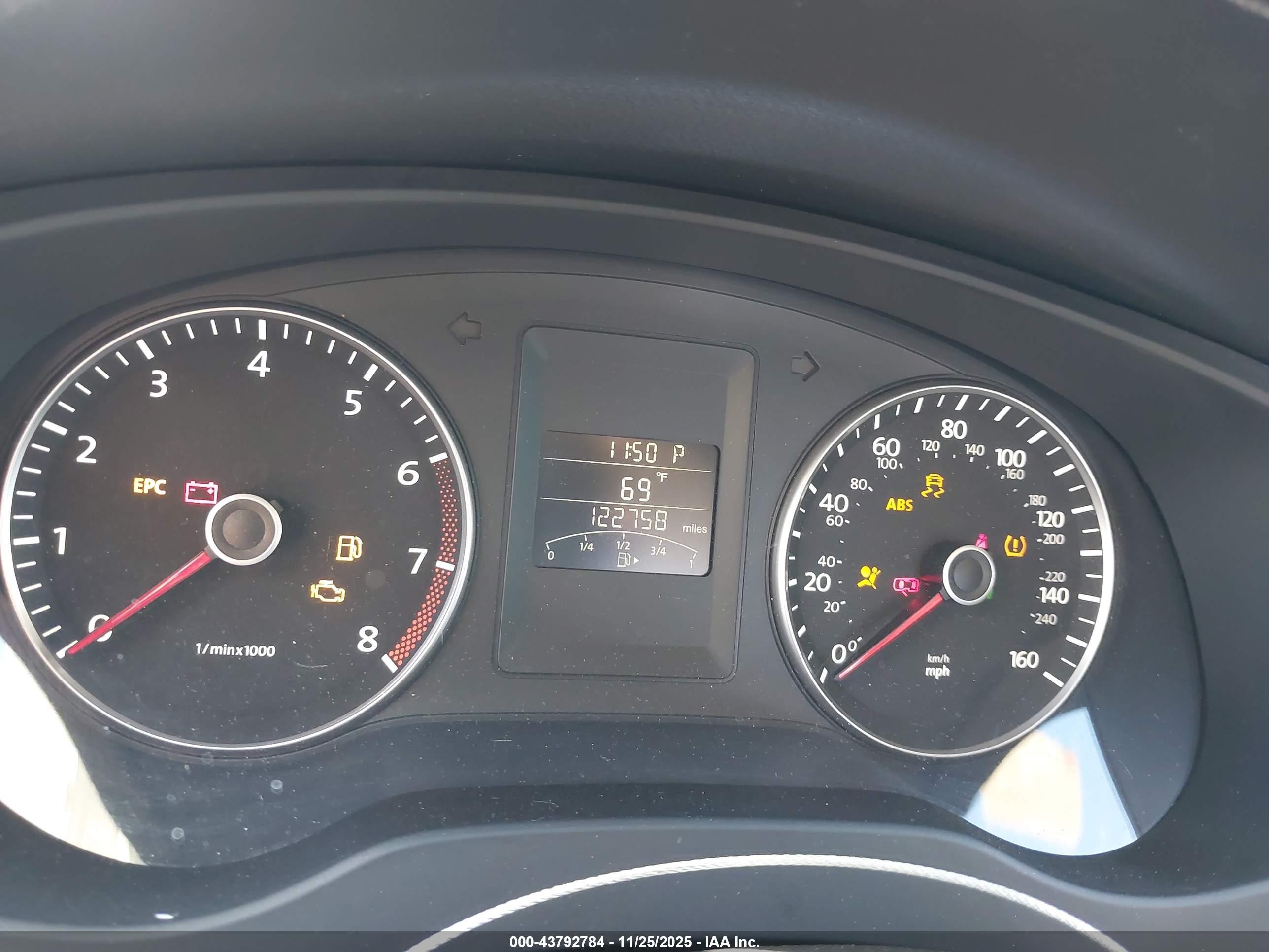 2012 Volkswagen Jetta 2.5l Se Black vin: 3VWDX7AJXCM473710