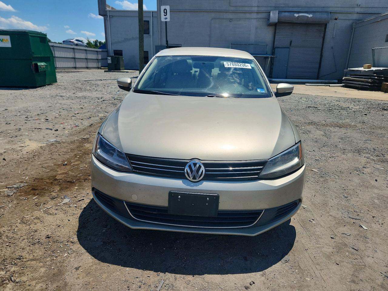 2013 Volkswagen Jetta Se Cream vin: 3VWDX7AJXDM301856